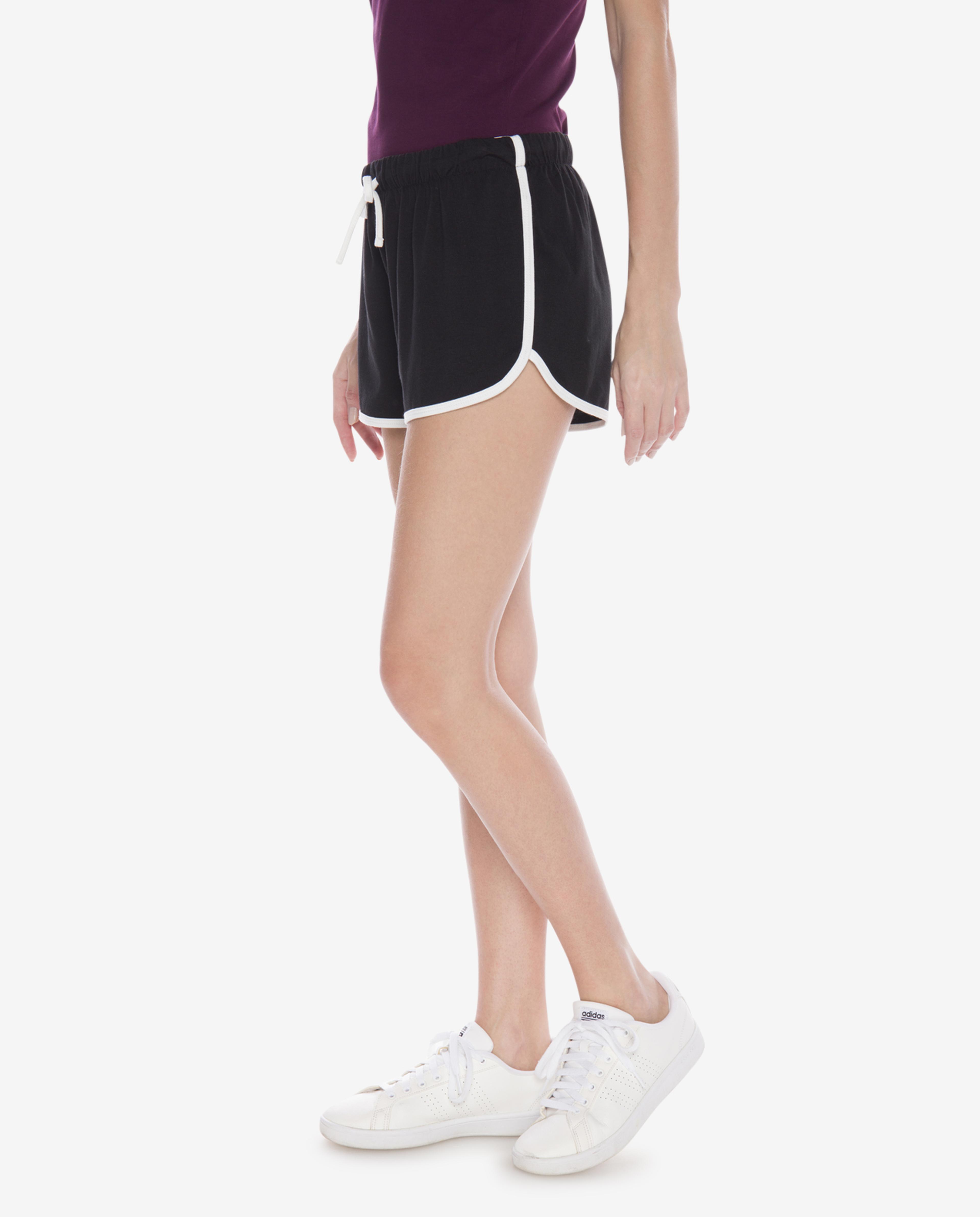 Black and White Shorts
