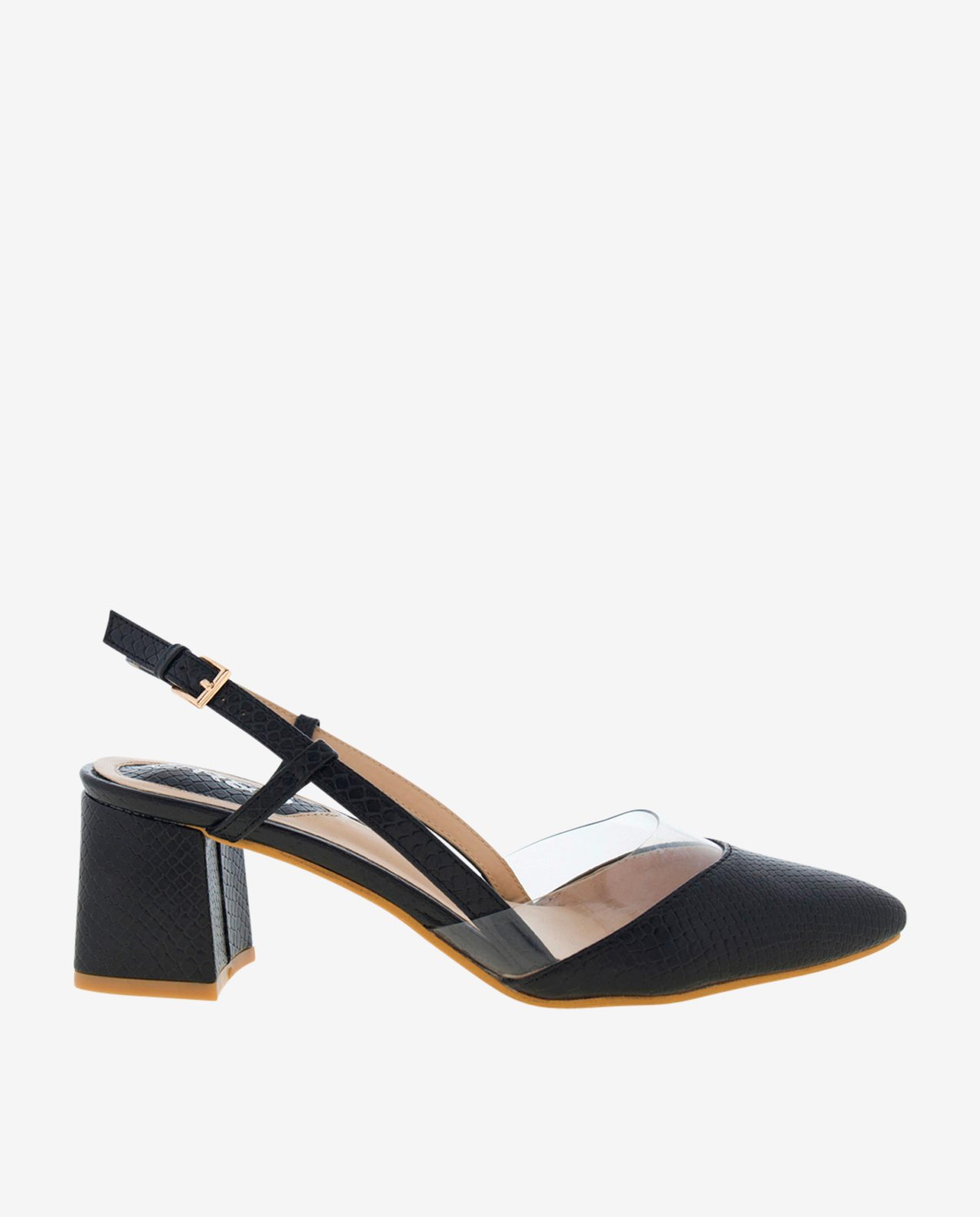 Black Closed-Toe Sandals