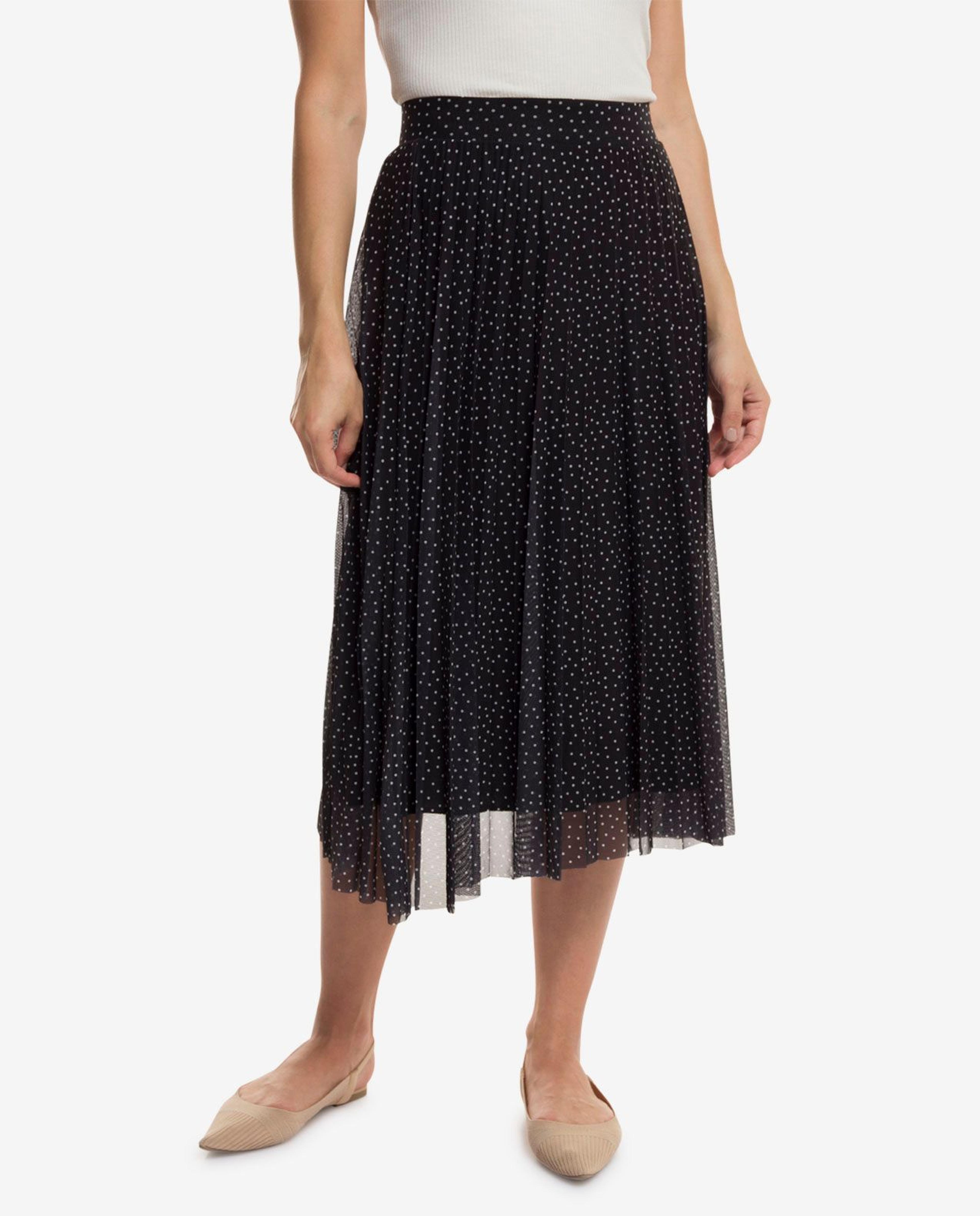 Black Pleated Skirt