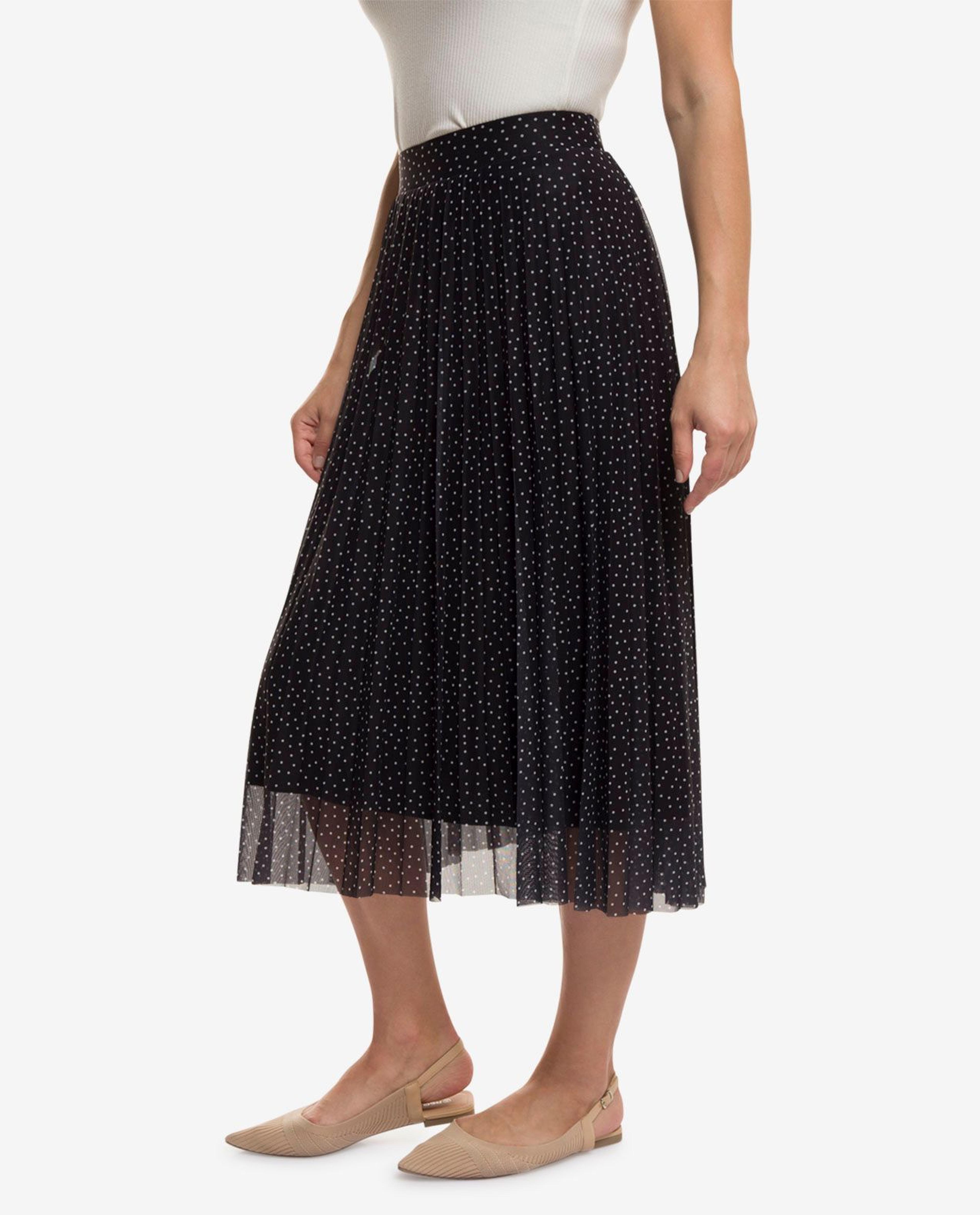Black Pleated Skirt