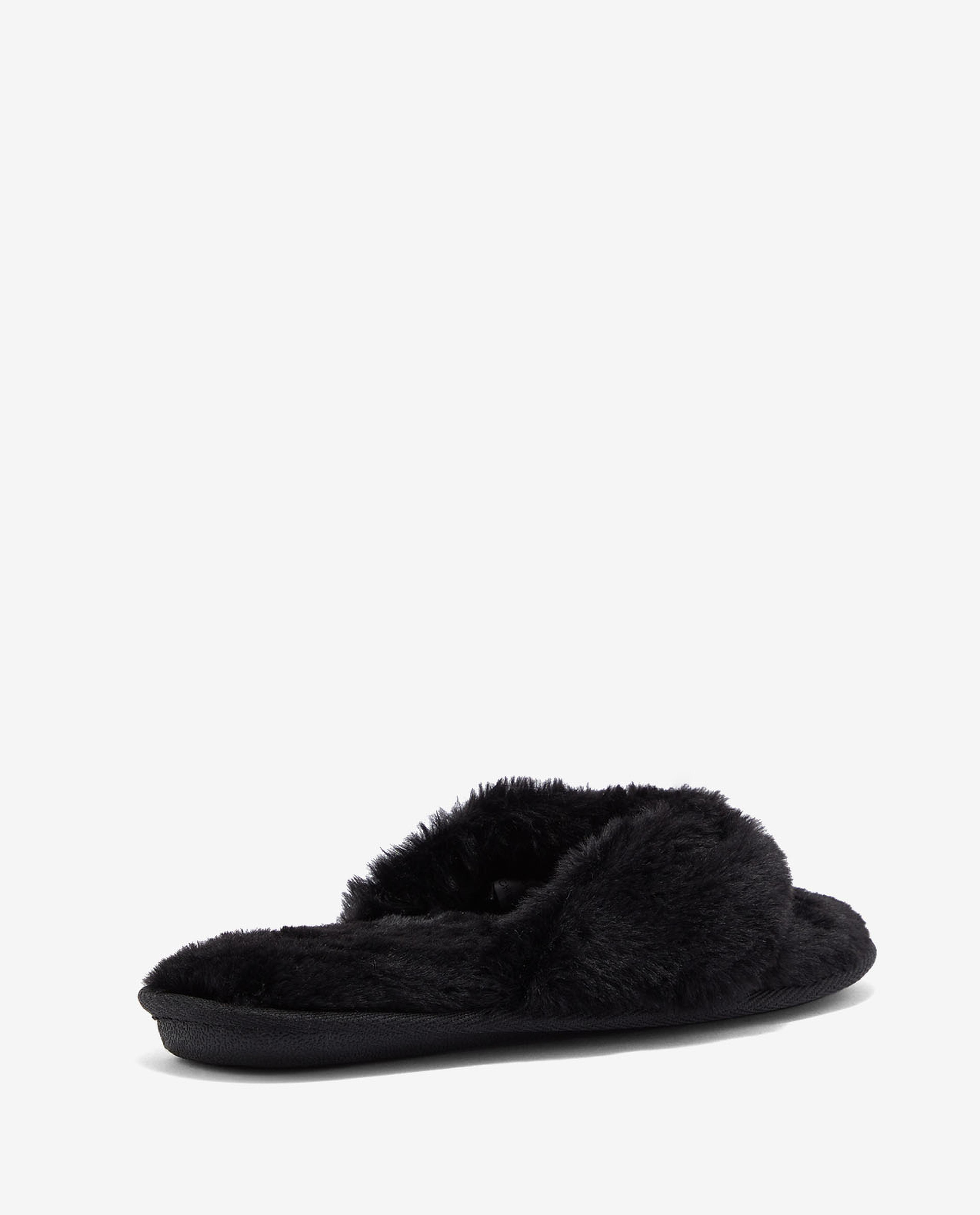 Black Bedroom Slippers For Ladies