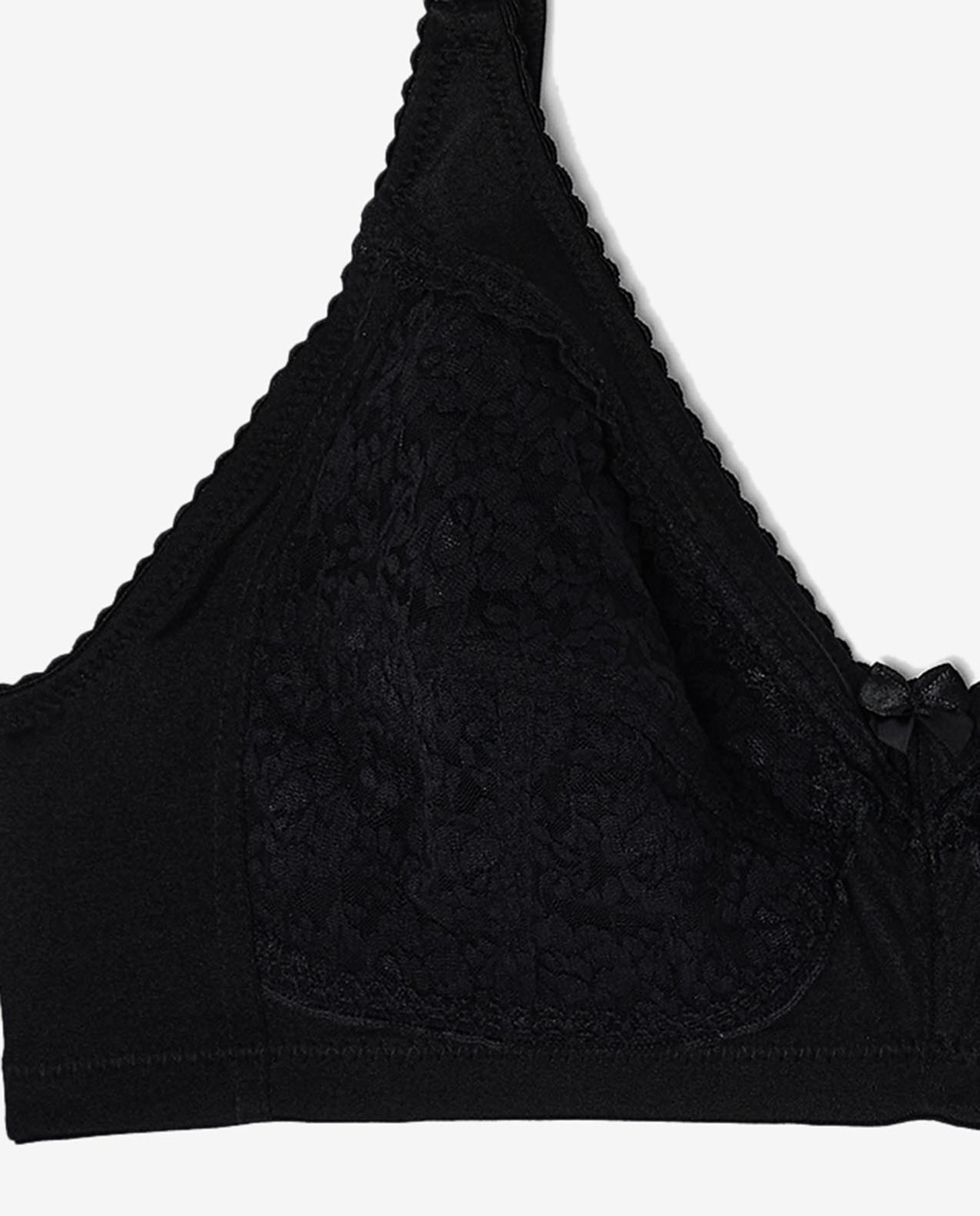 Black Lace Bra