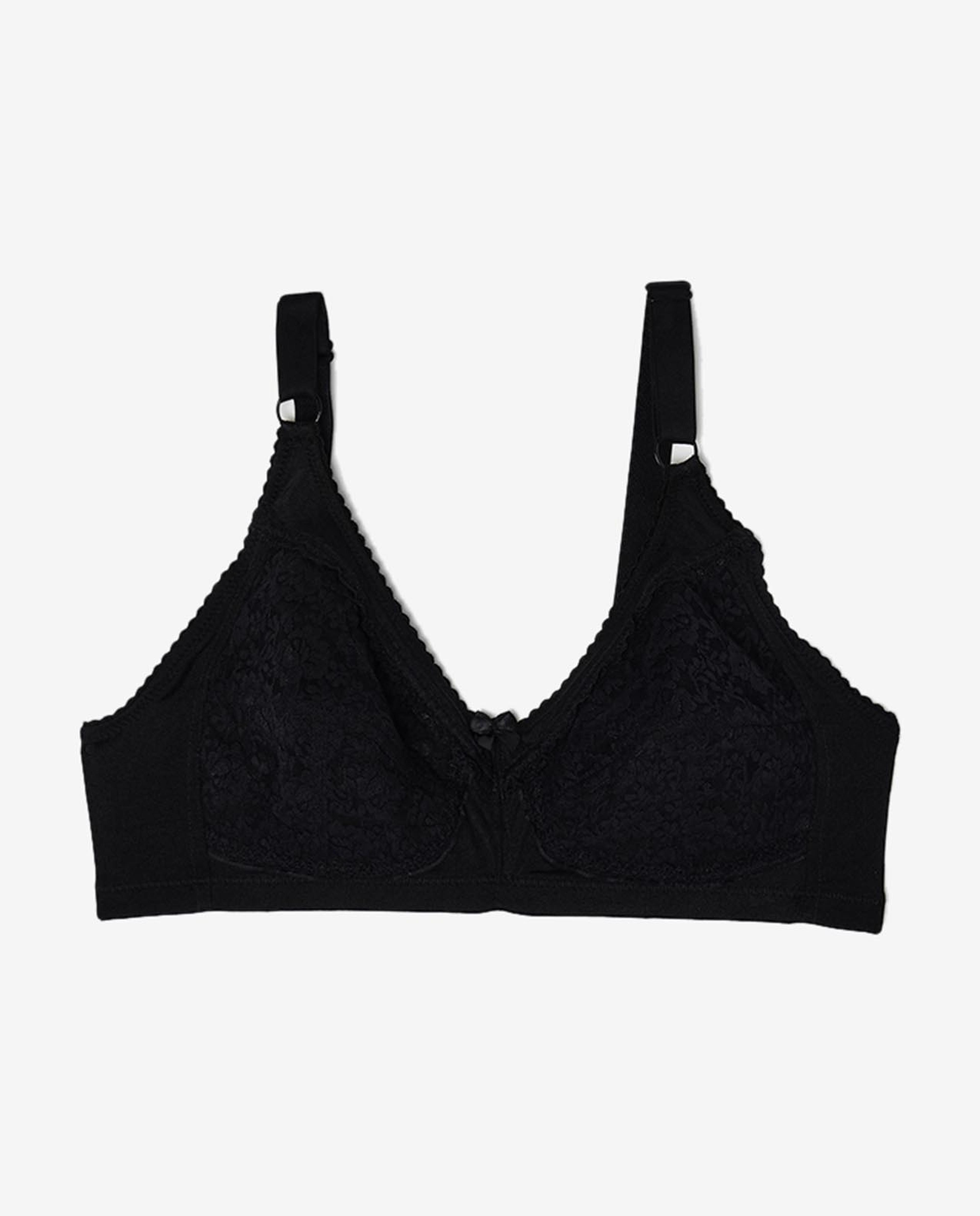 Black Lace Bra