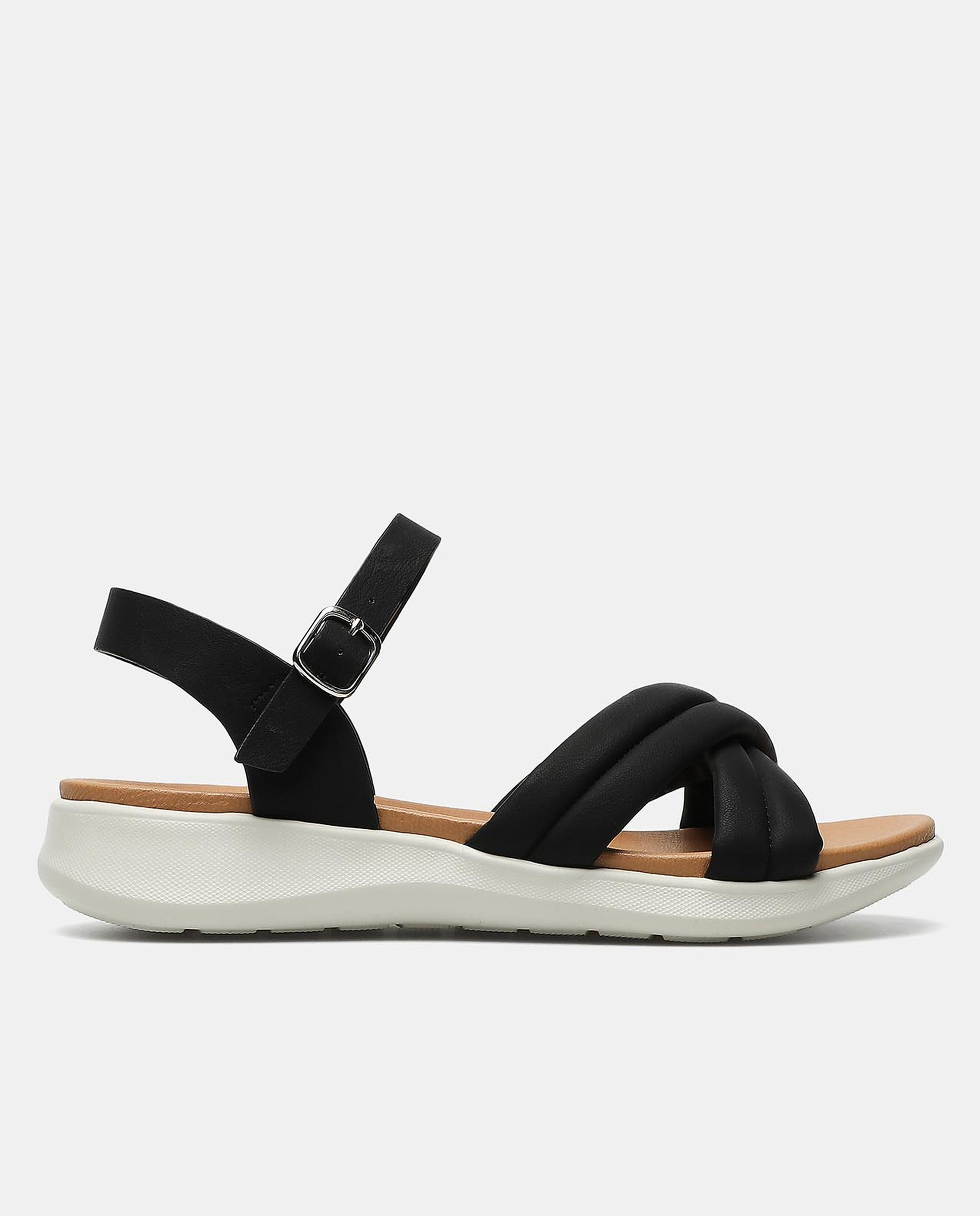 Black Comfort Sandals