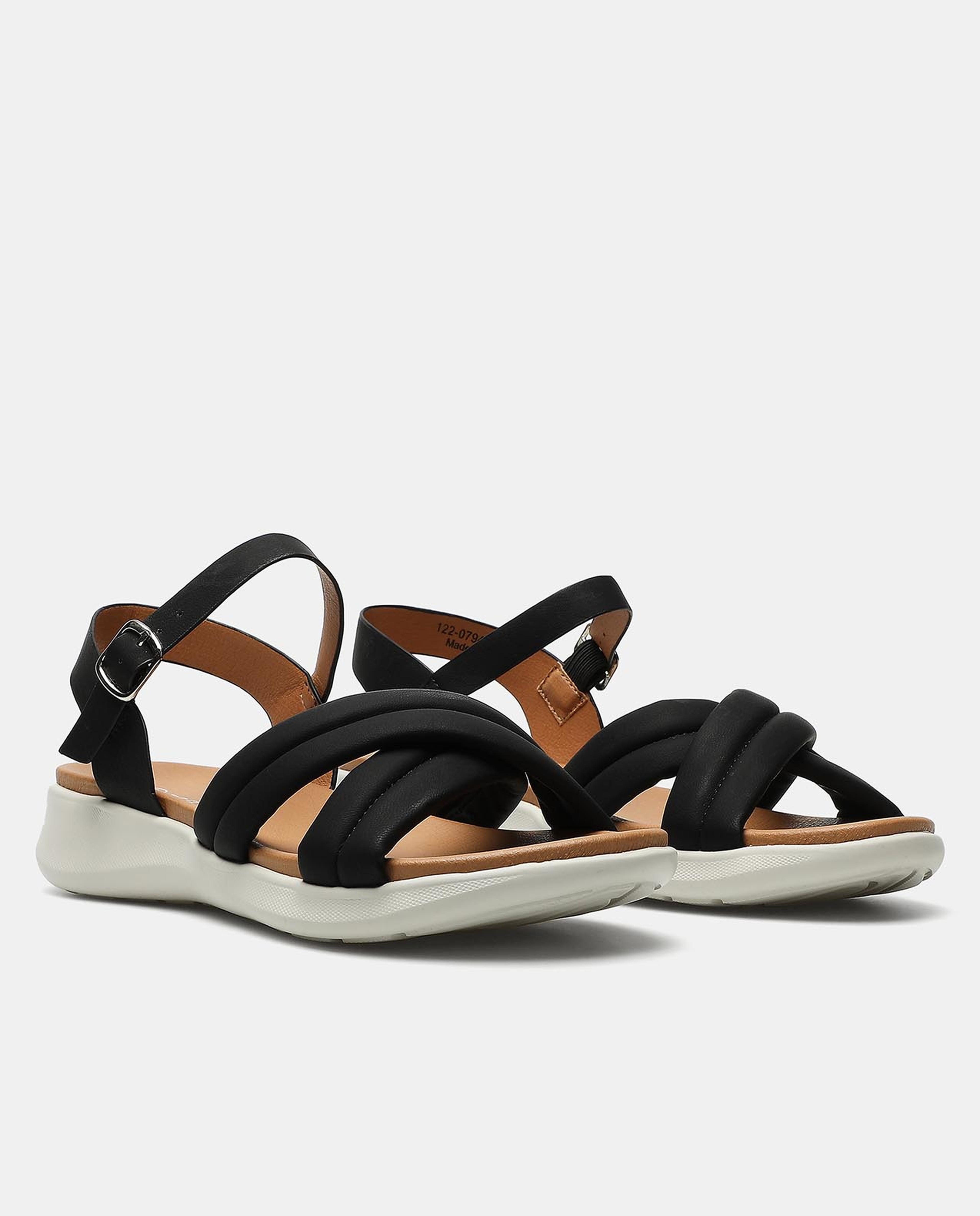 Black Comfort Sandals
