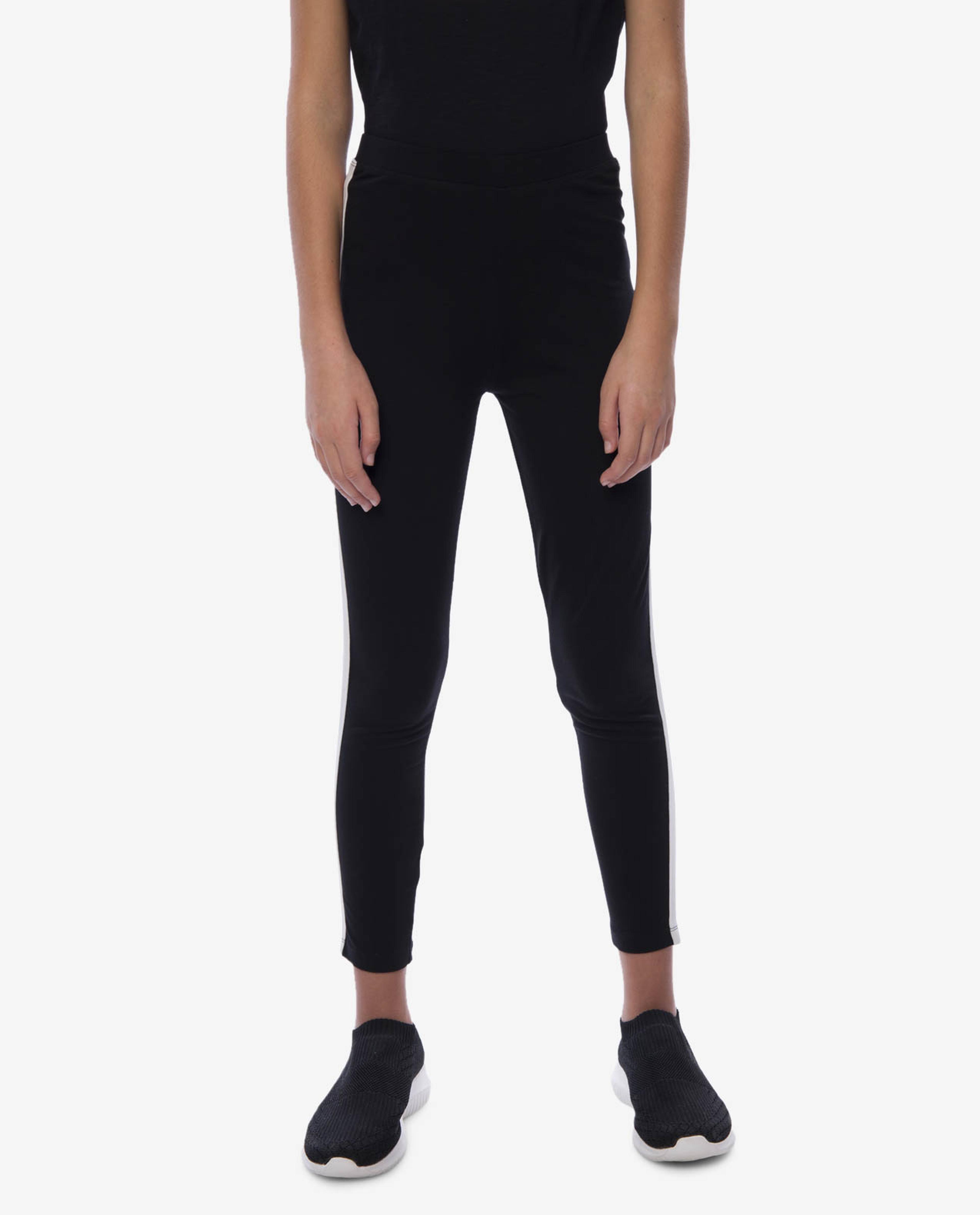 Black Crop Top and Legging Set