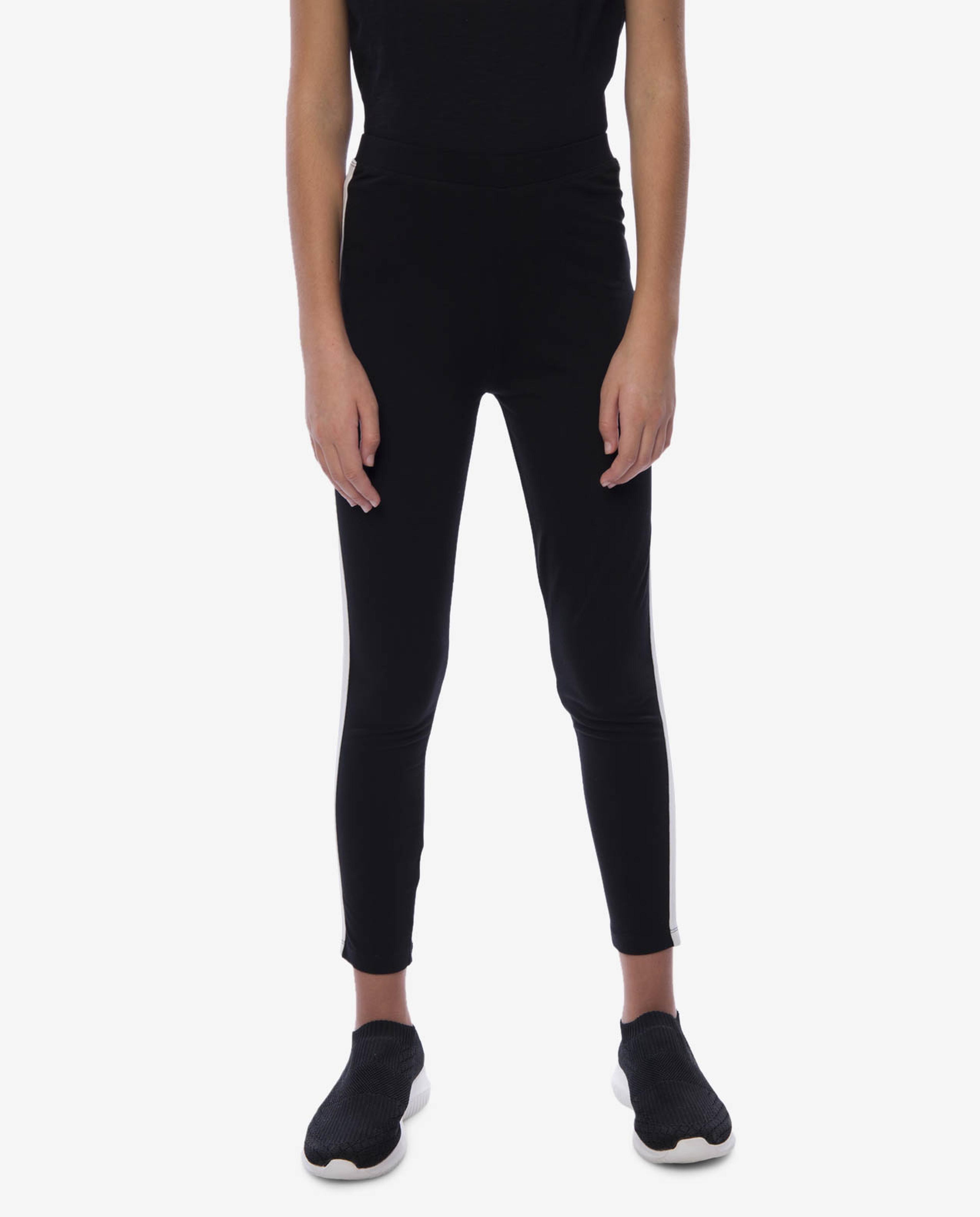 Black Crop Top and Legging Set