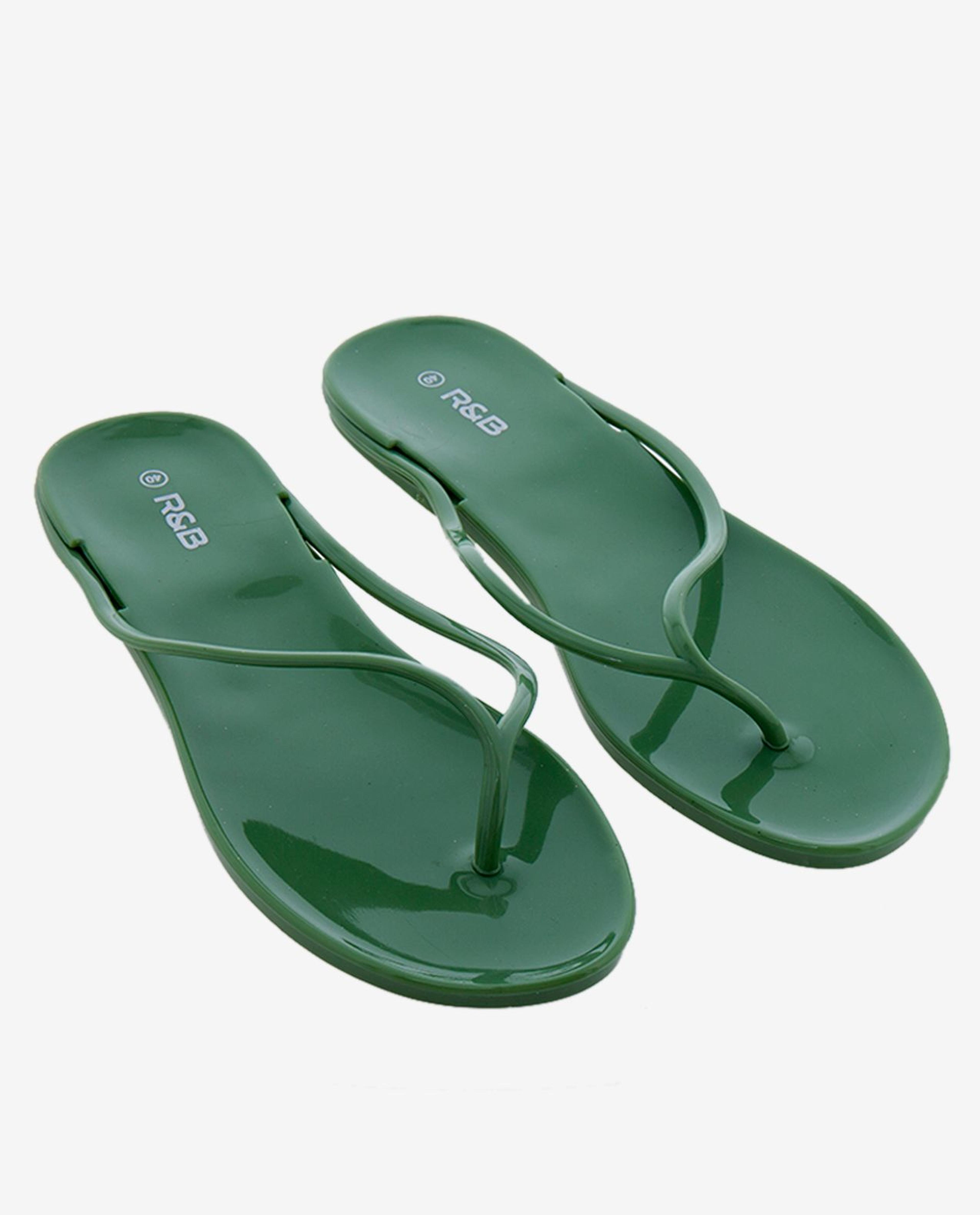 Green Flip Flops