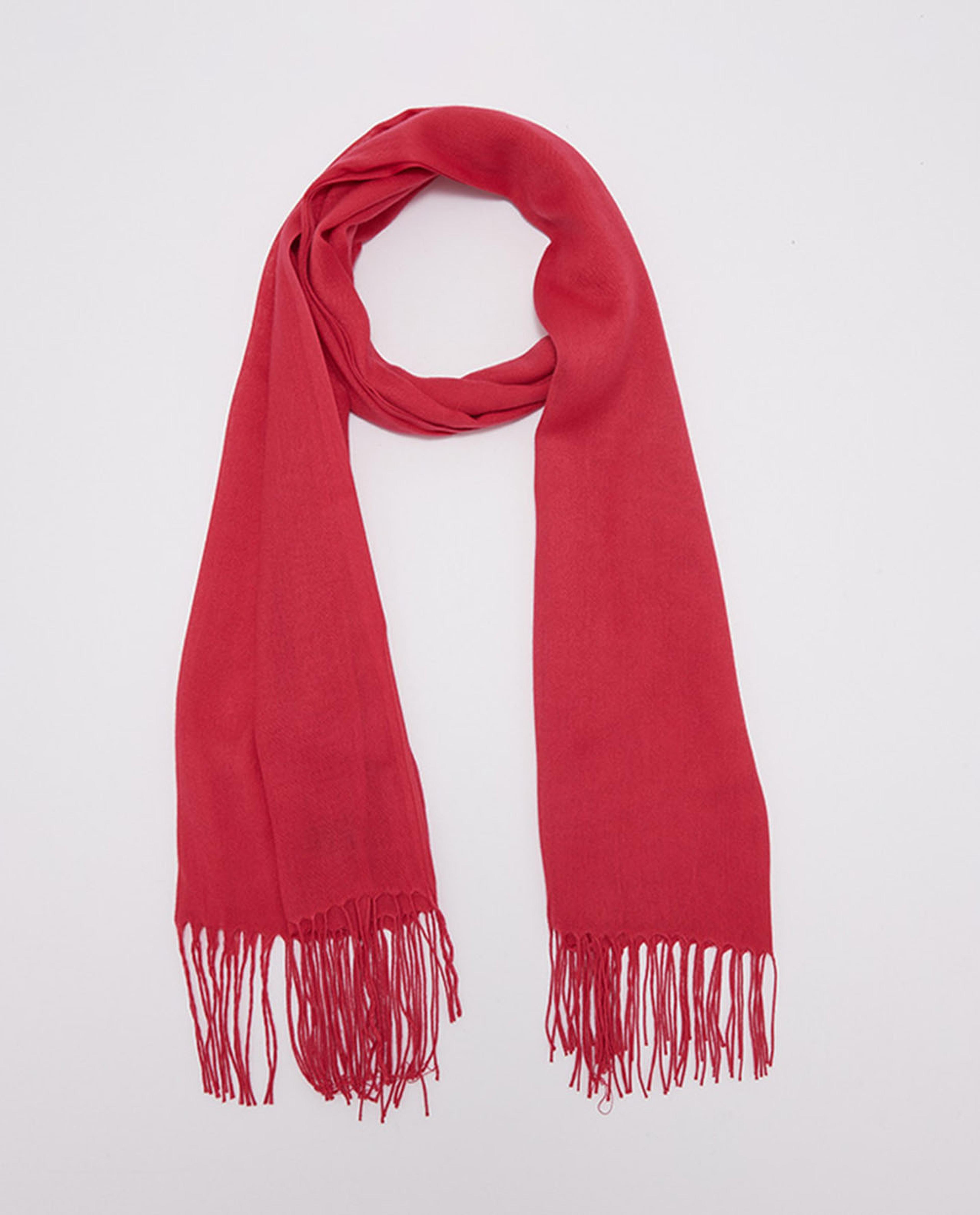 Red Qbay Scarf For Ladies