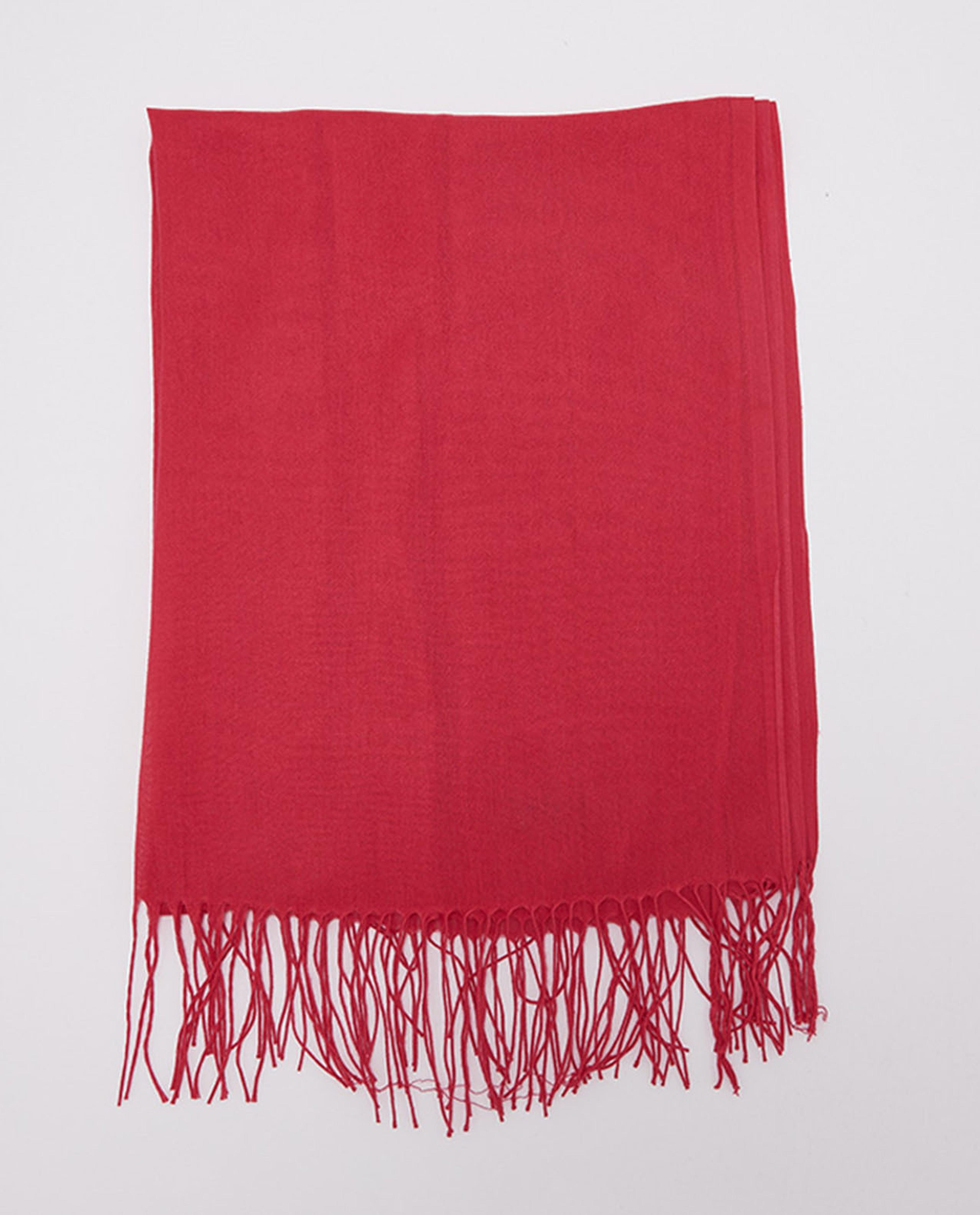 Red Qbay Scarf For Ladies