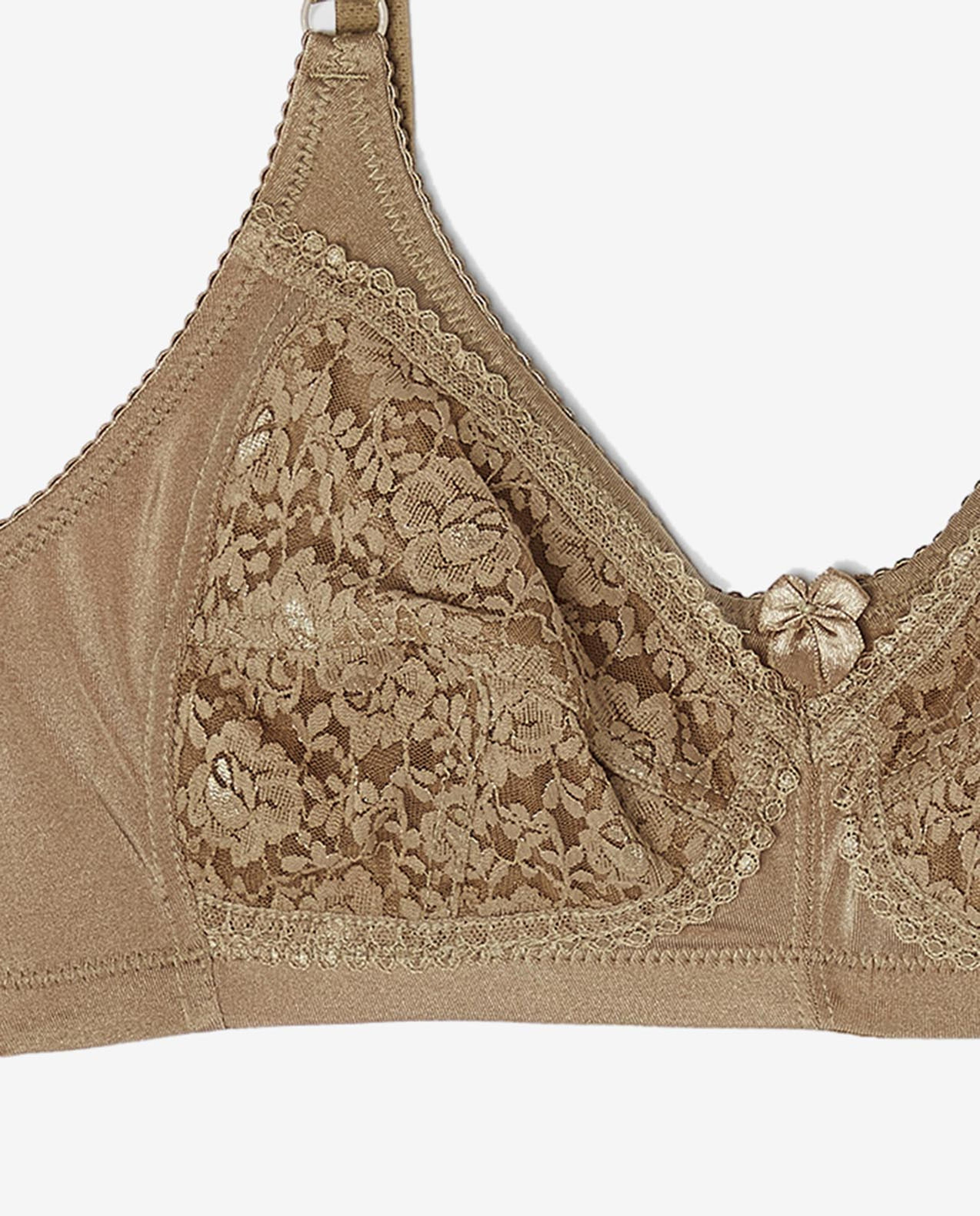 Beige Lace Bra