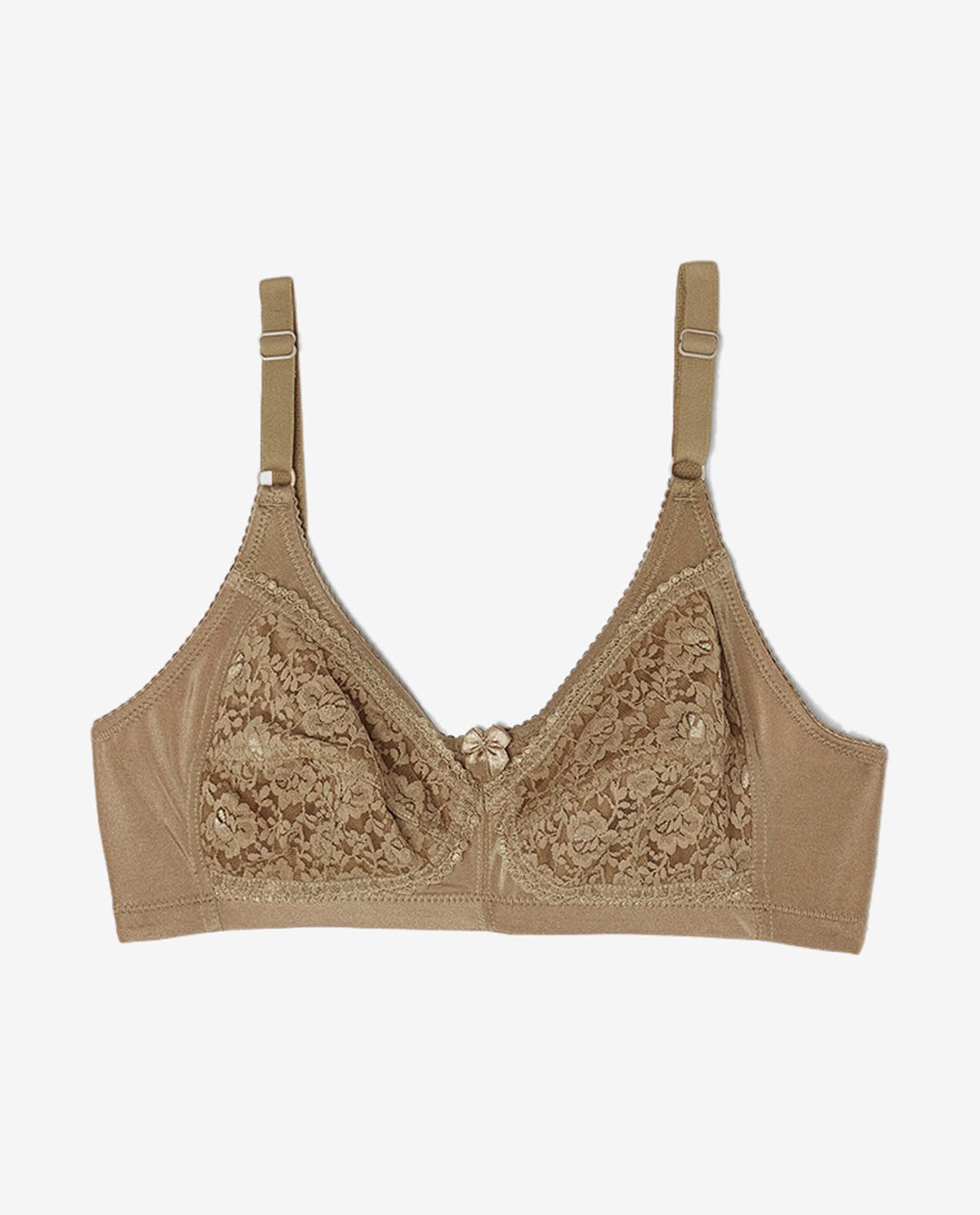 Beige Lace Bra