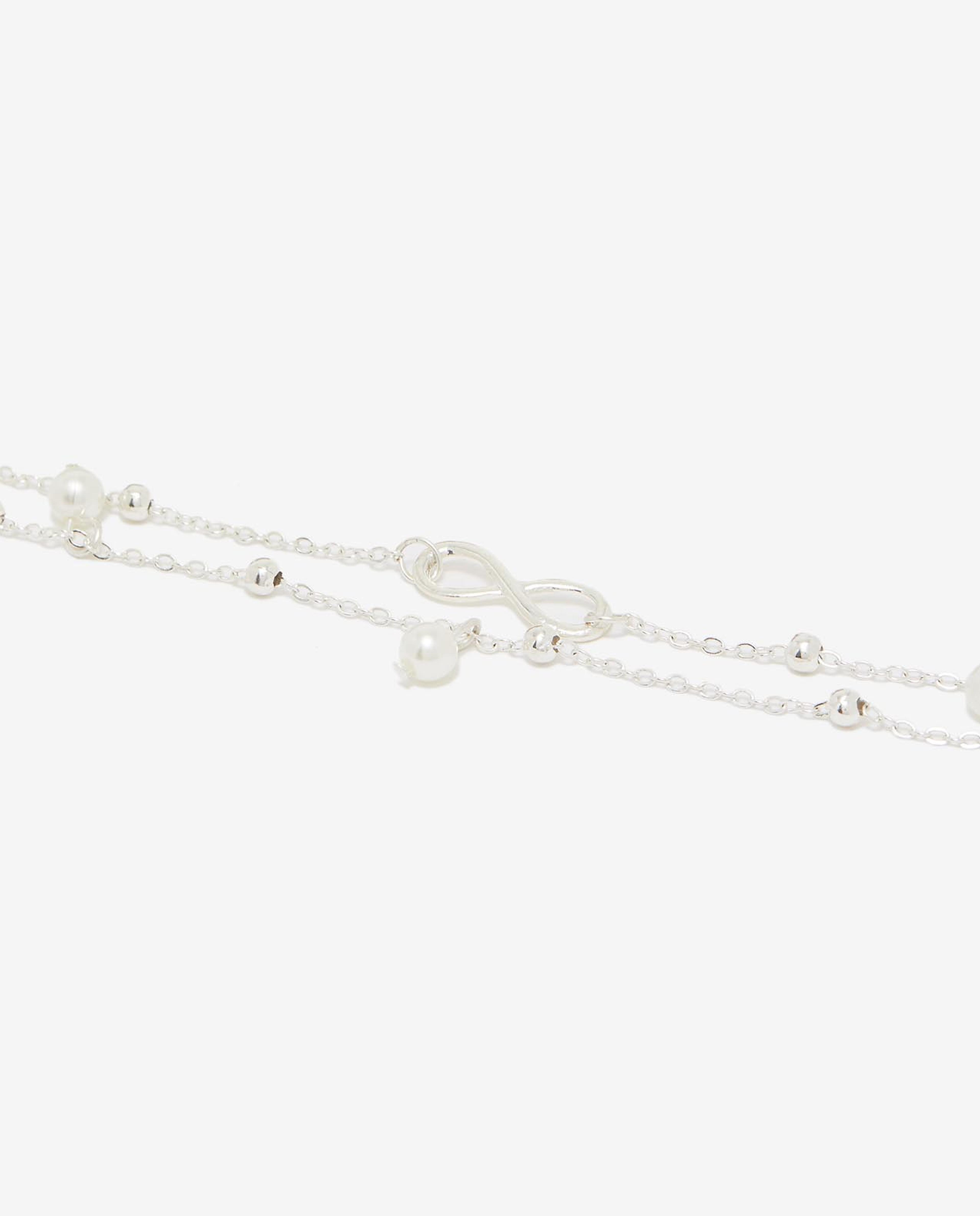White Anklet