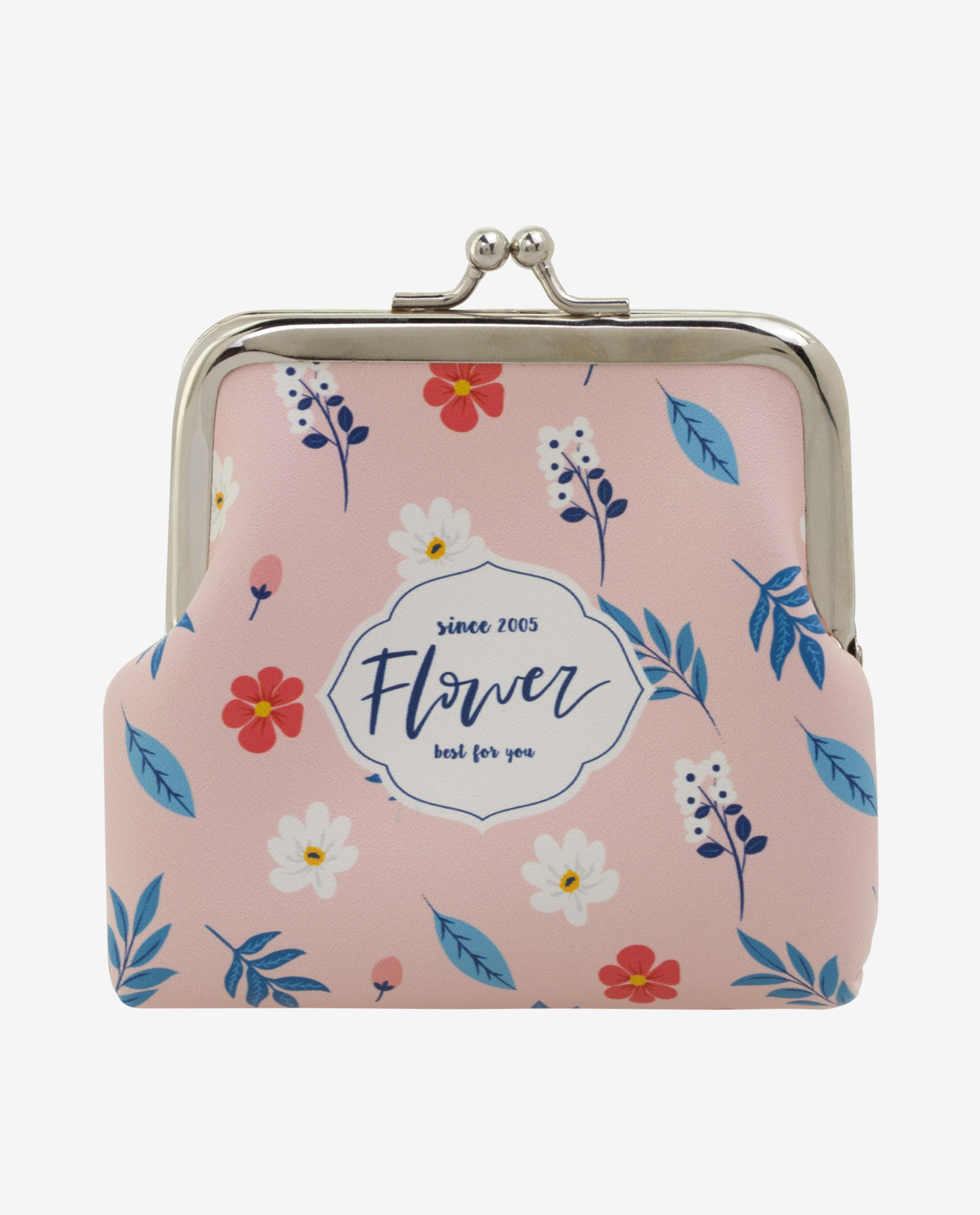 Pink Alyesha Leather Wallet