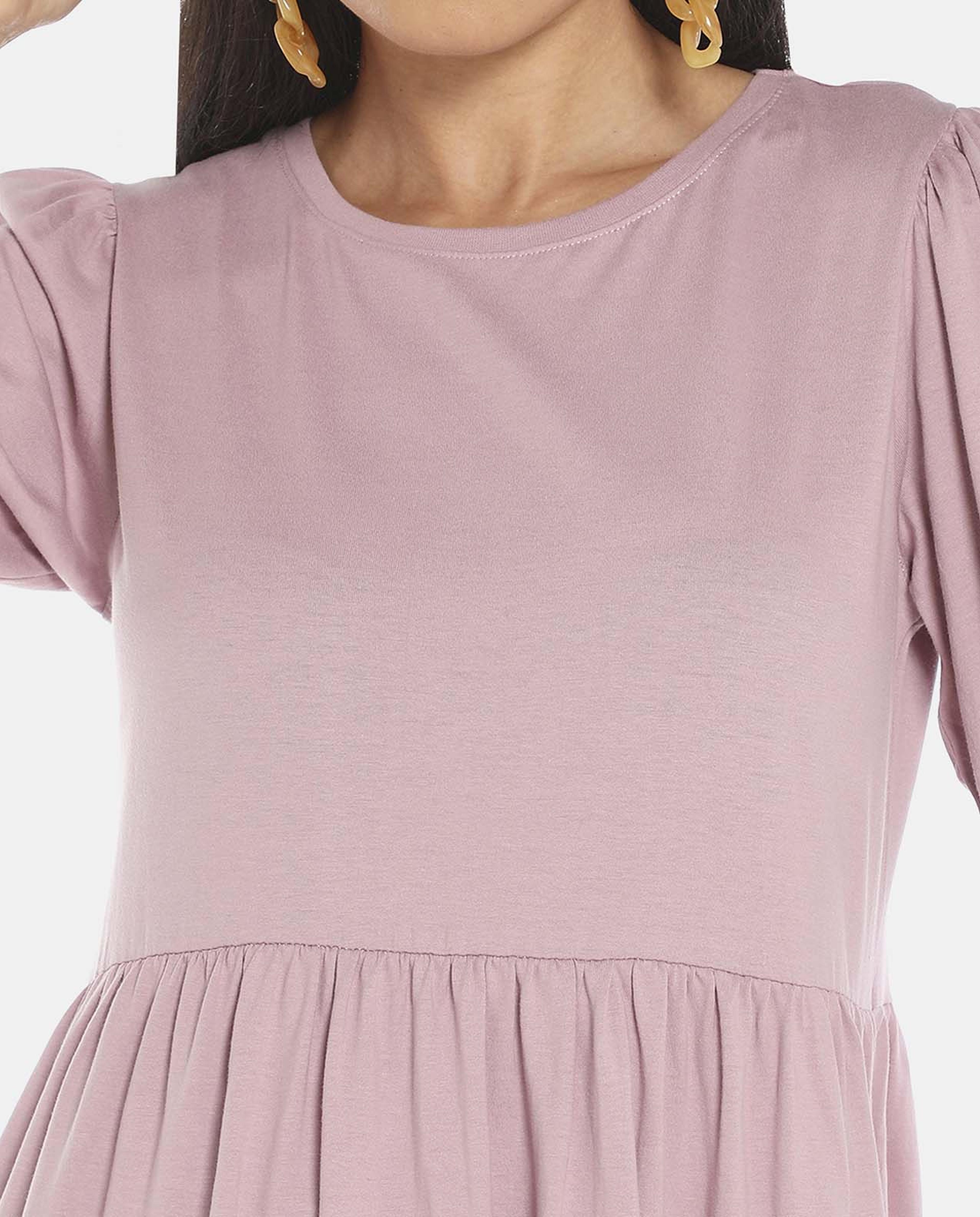Pink Tiered Dress