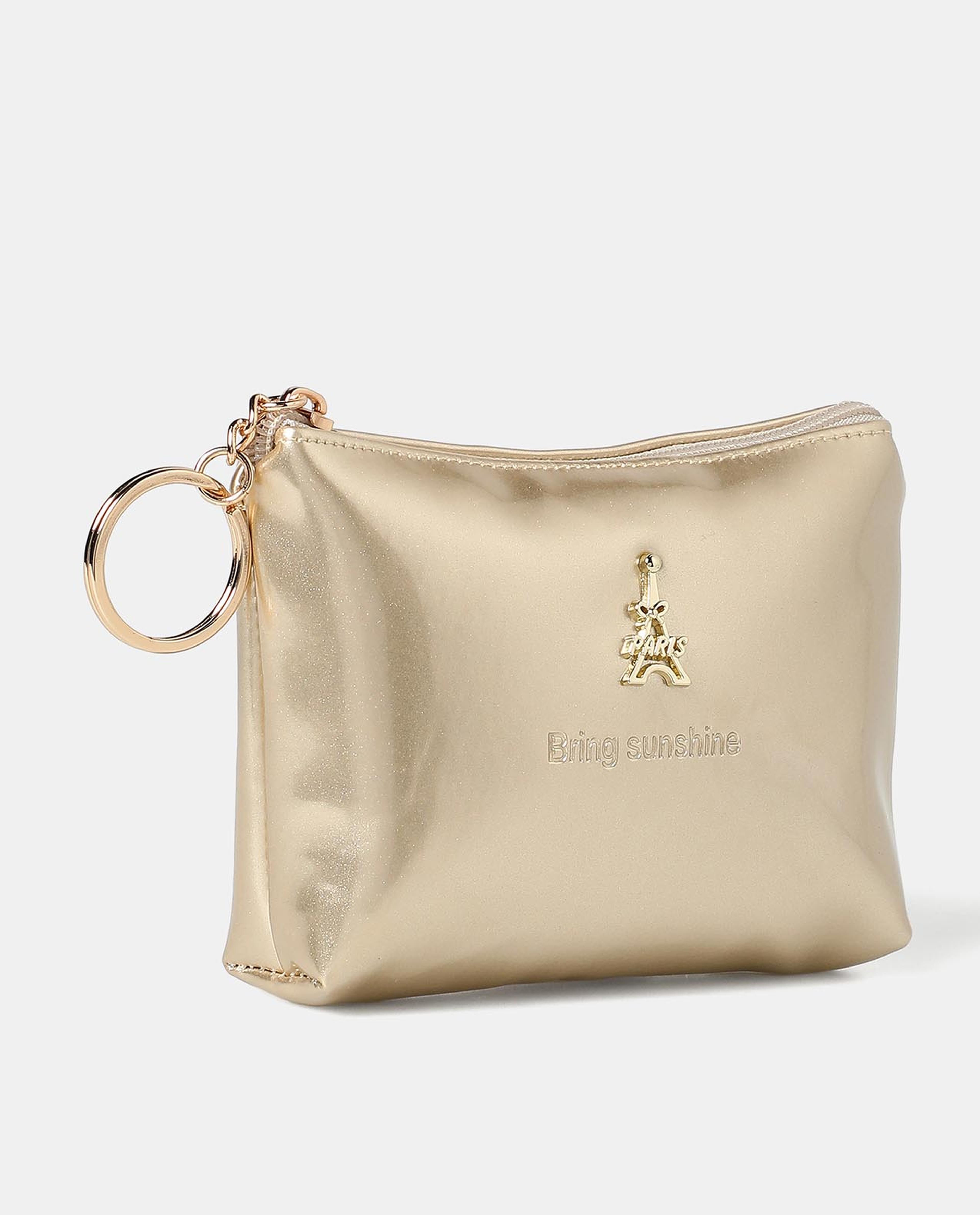 R&B Gold Mini Coin Purse
