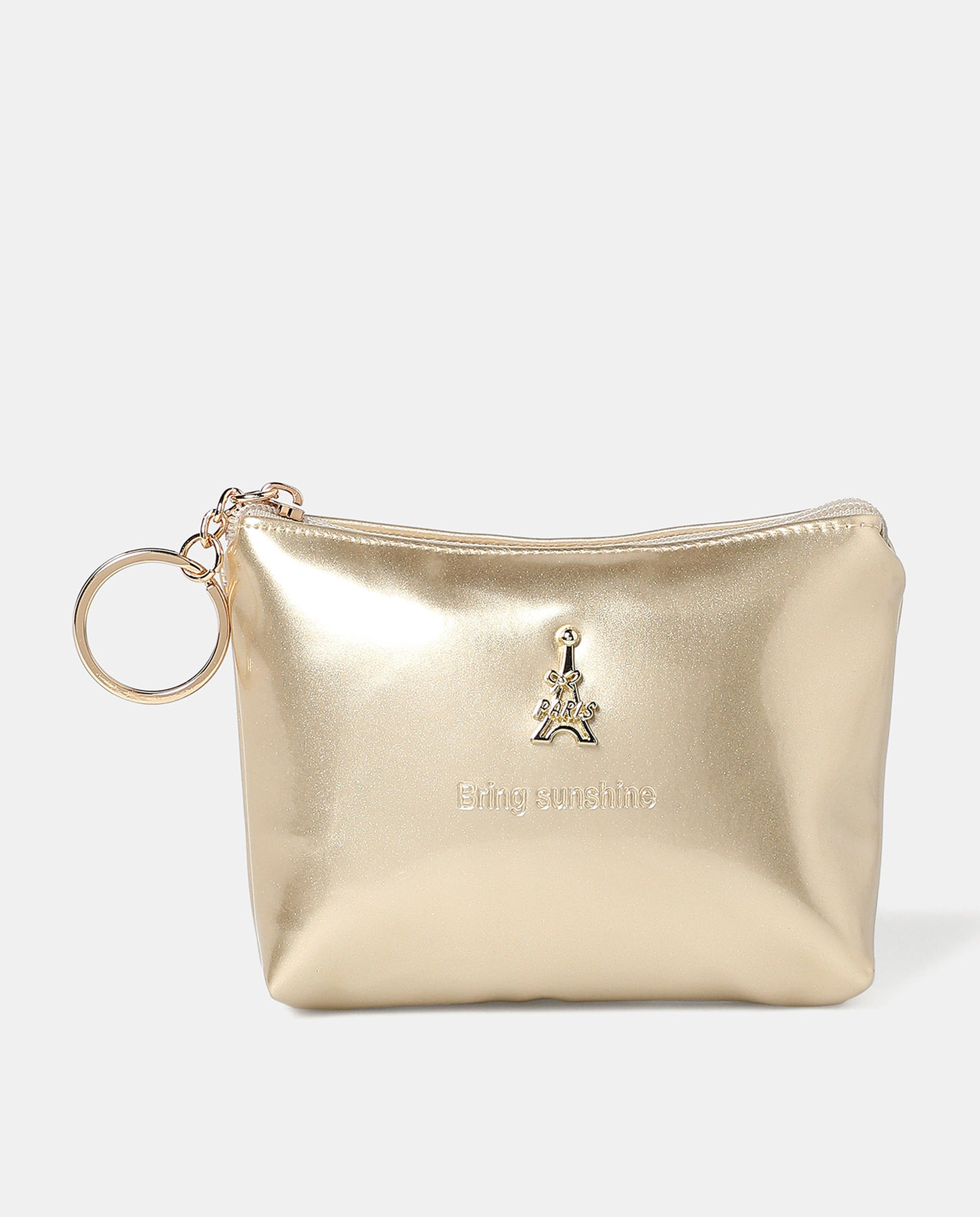R&B Gold Mini Coin Purse