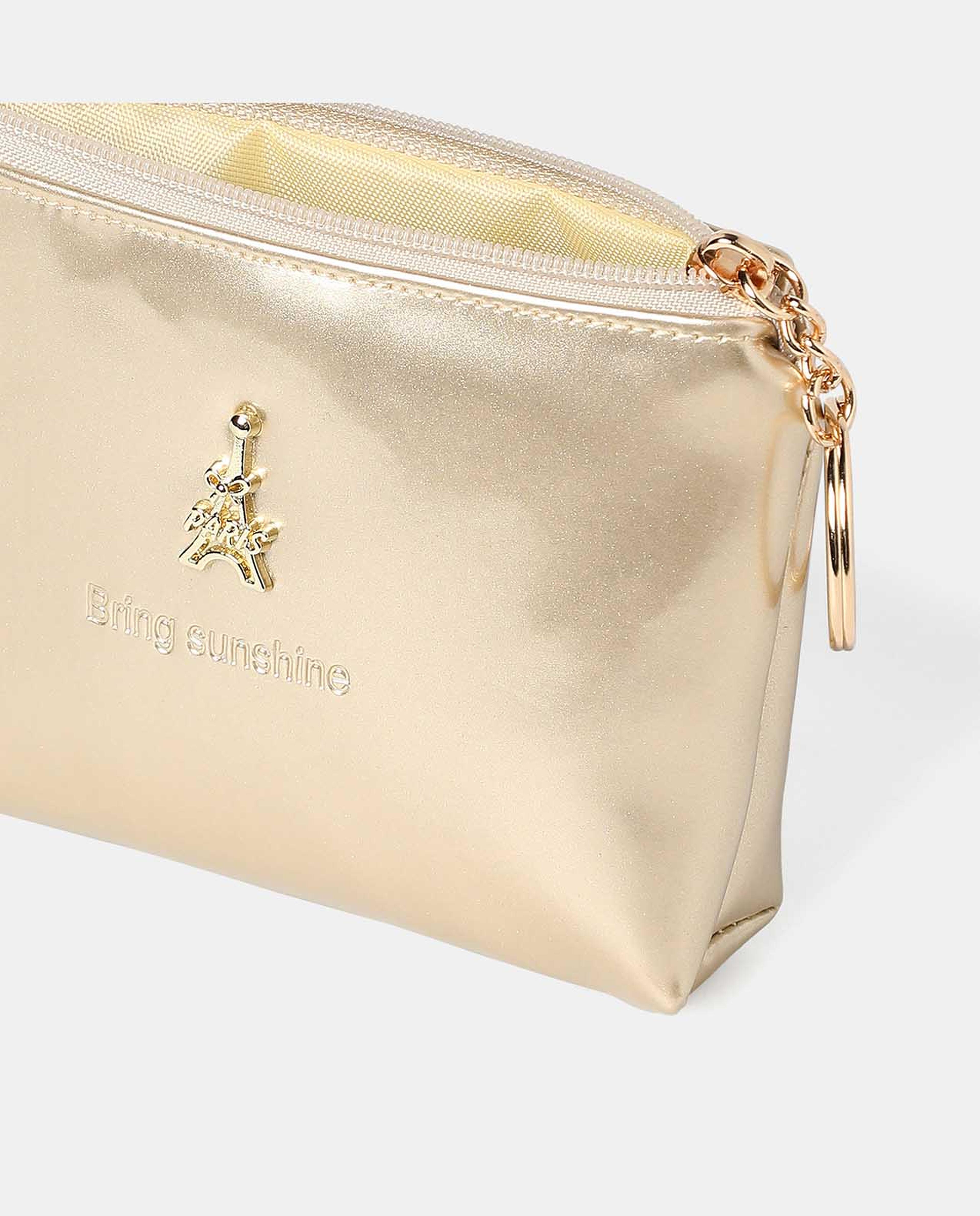 R&B Gold Mini Coin Purse