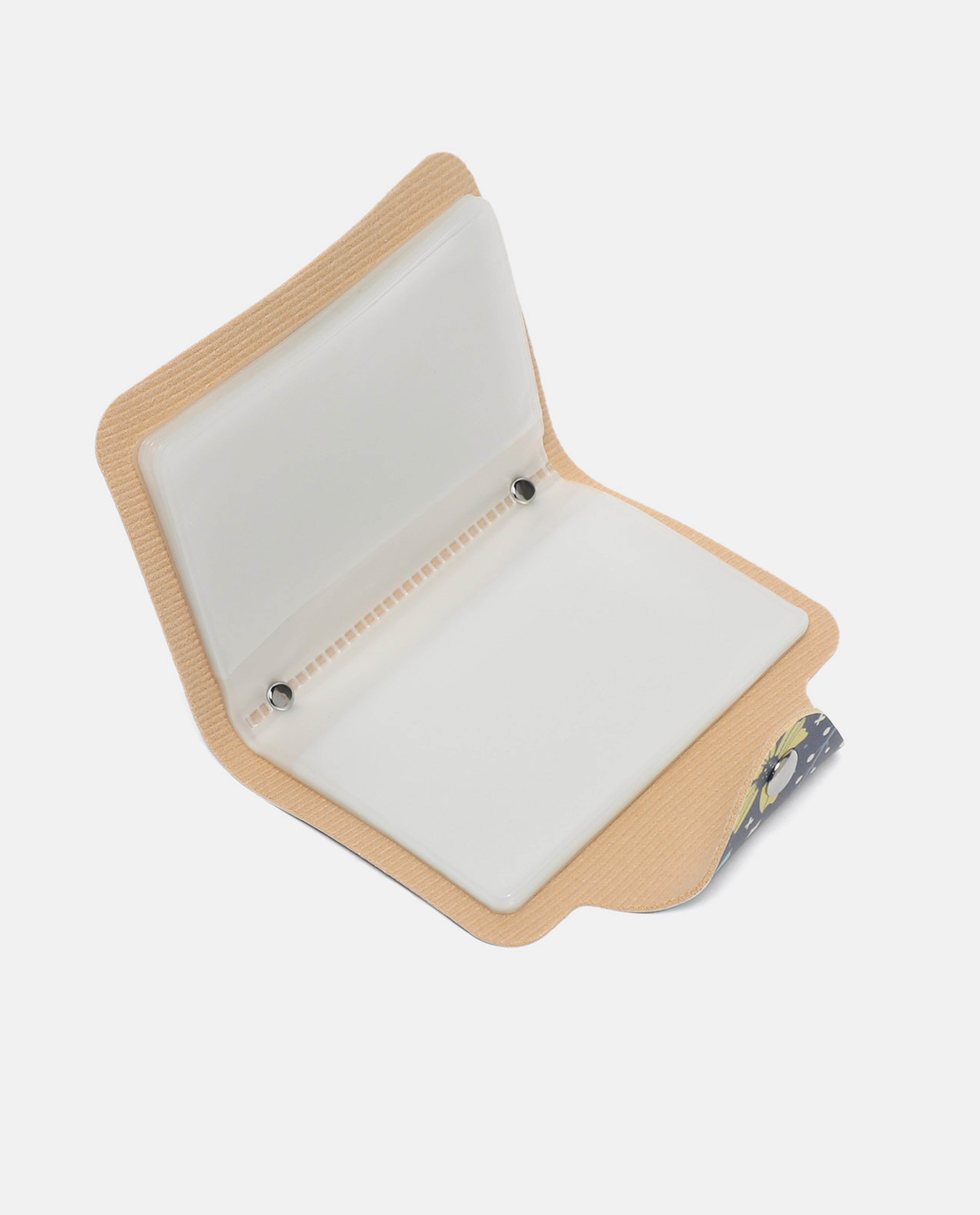 R&B Grey Printed Business Card Pouch