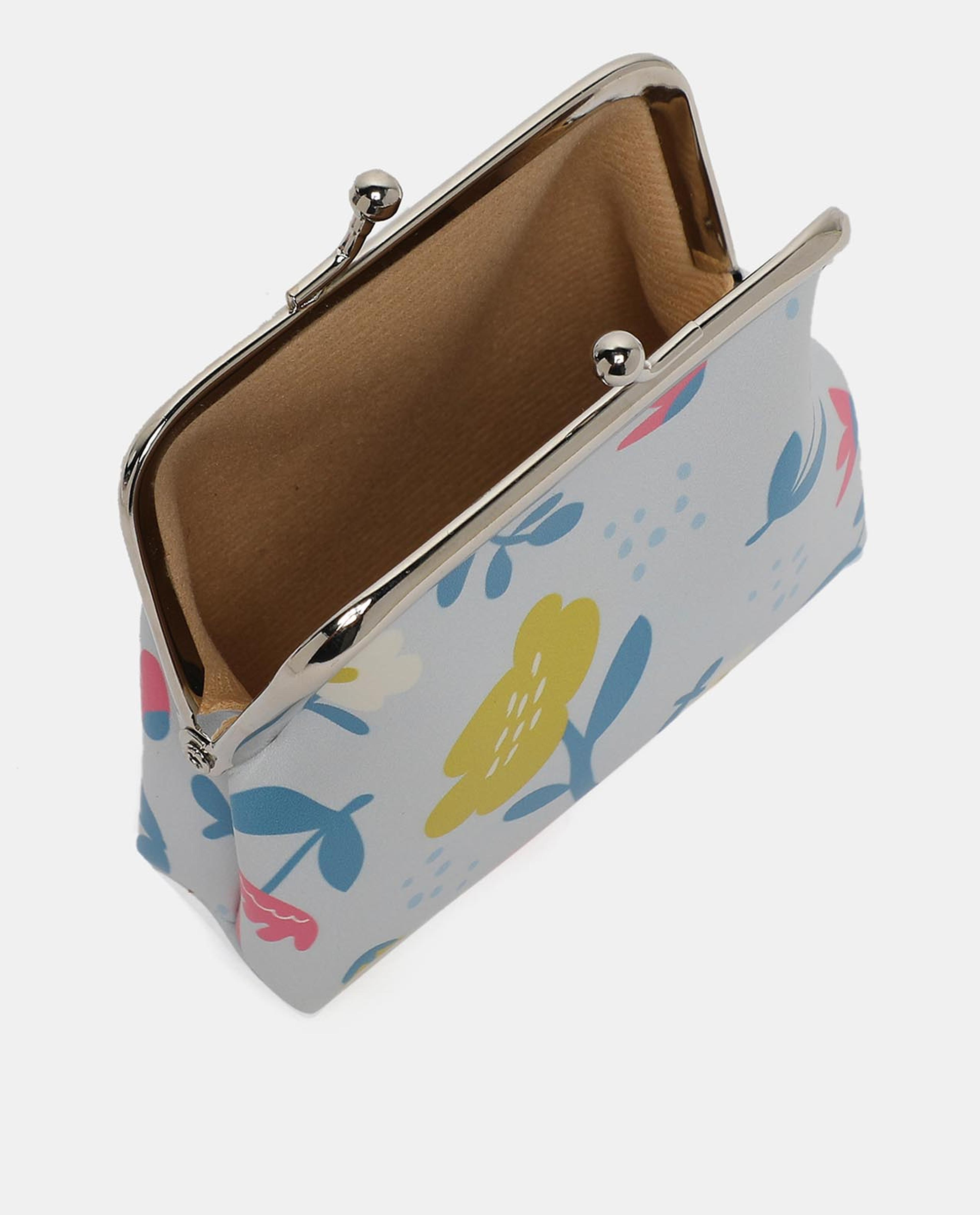 R&B Blue Mini Round Coin Purse