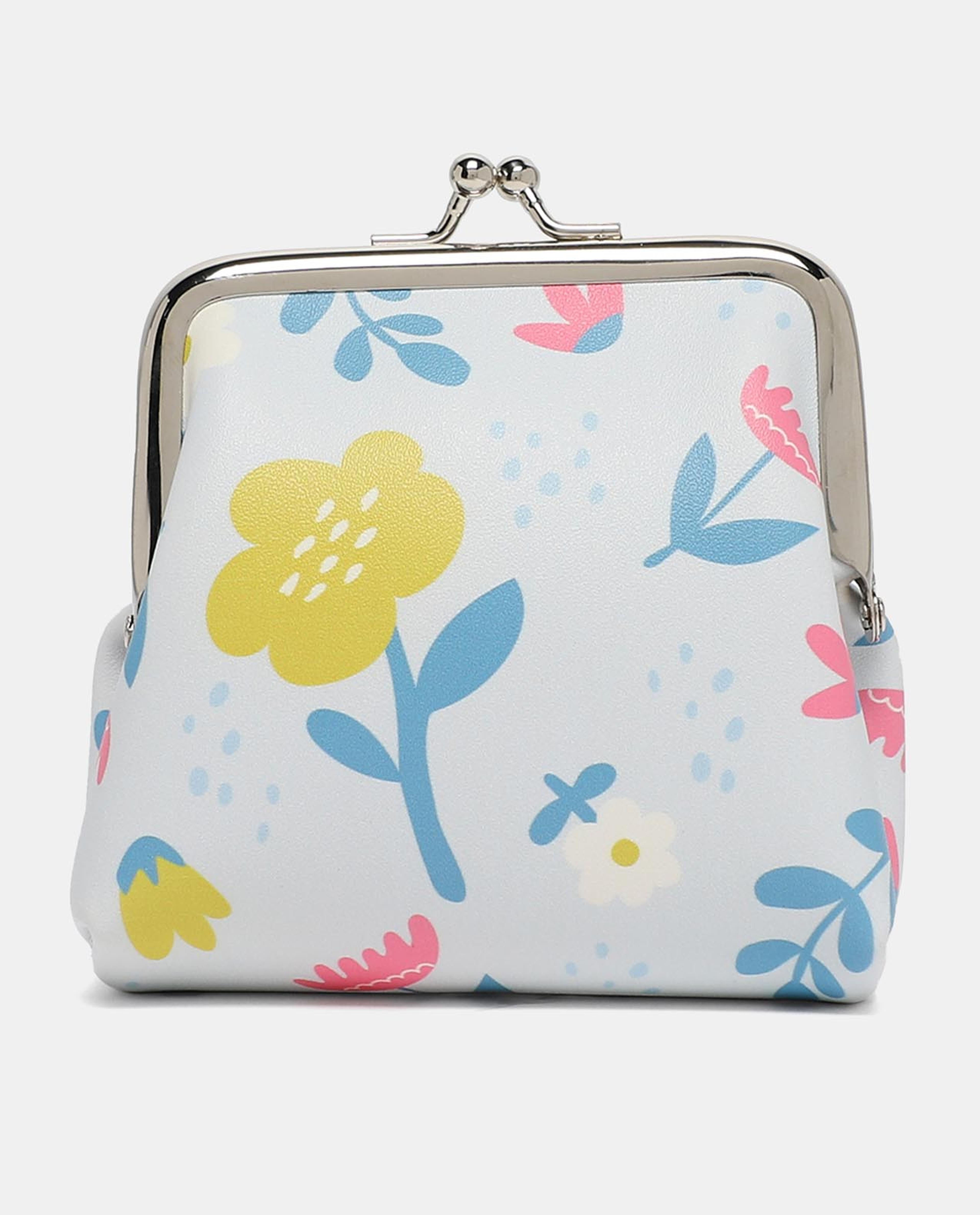 R&B Blue Mini Round Coin Purse