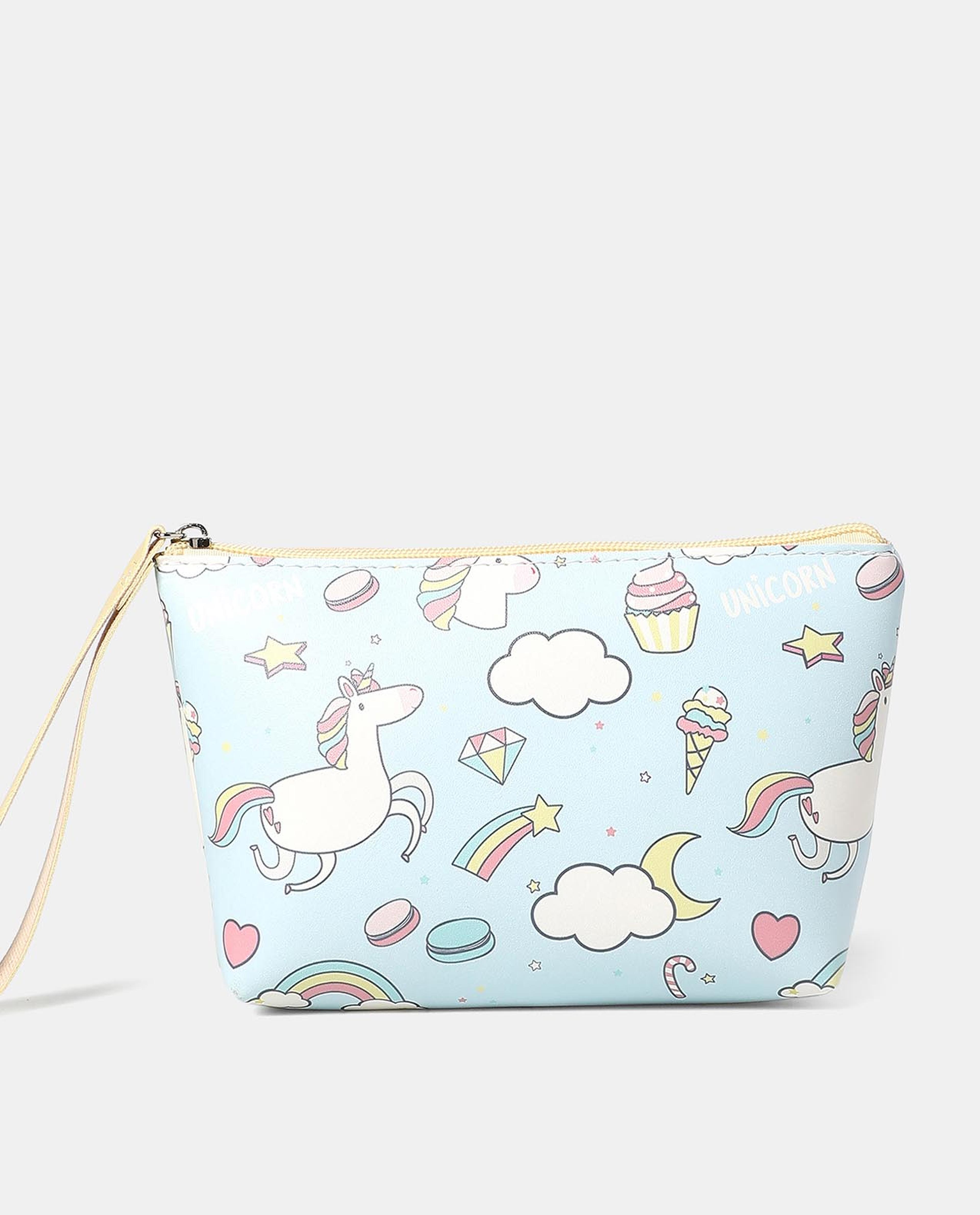 R&B Blue Mini Square Pouch