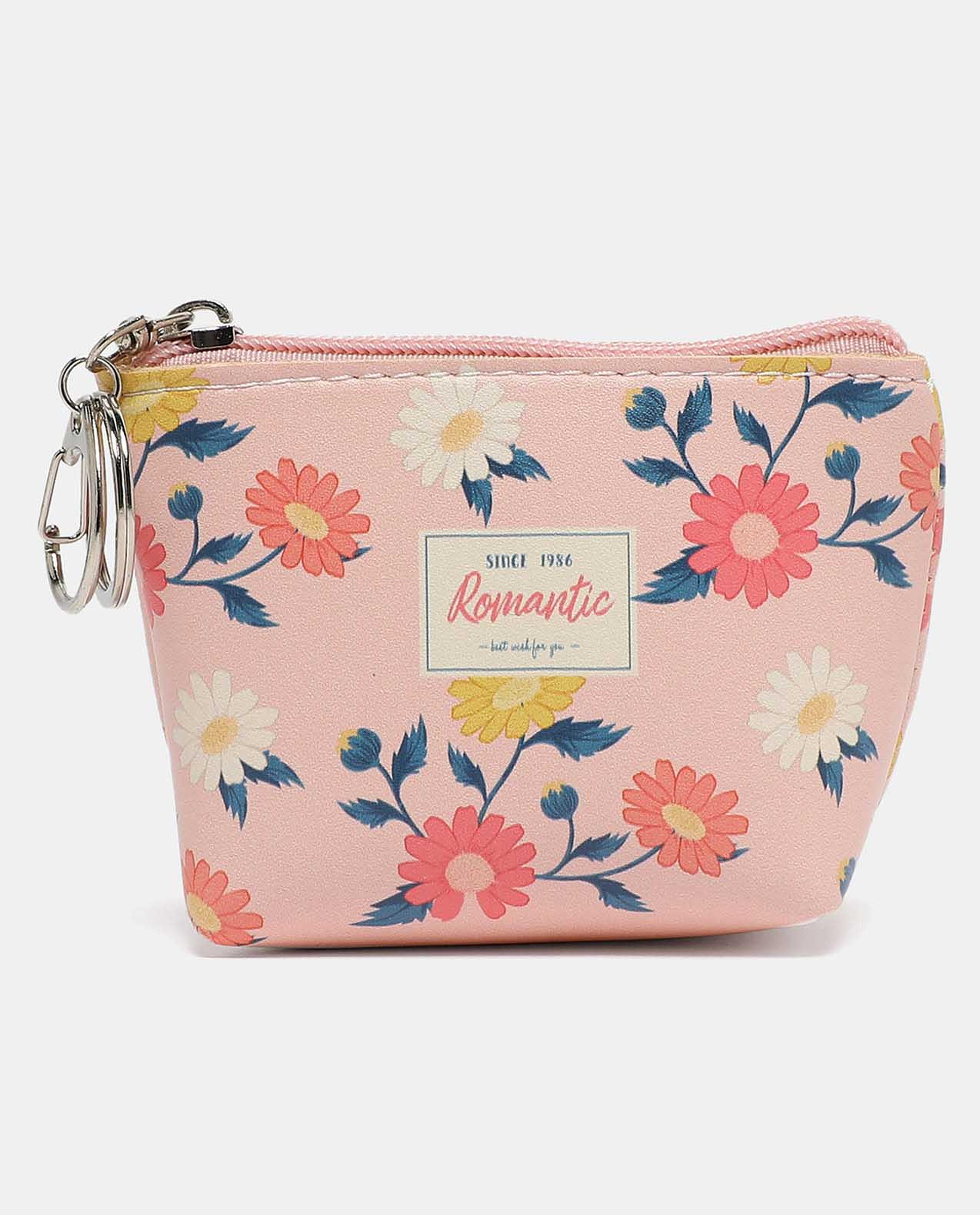 R&B Pink Mini Square Coin Purse