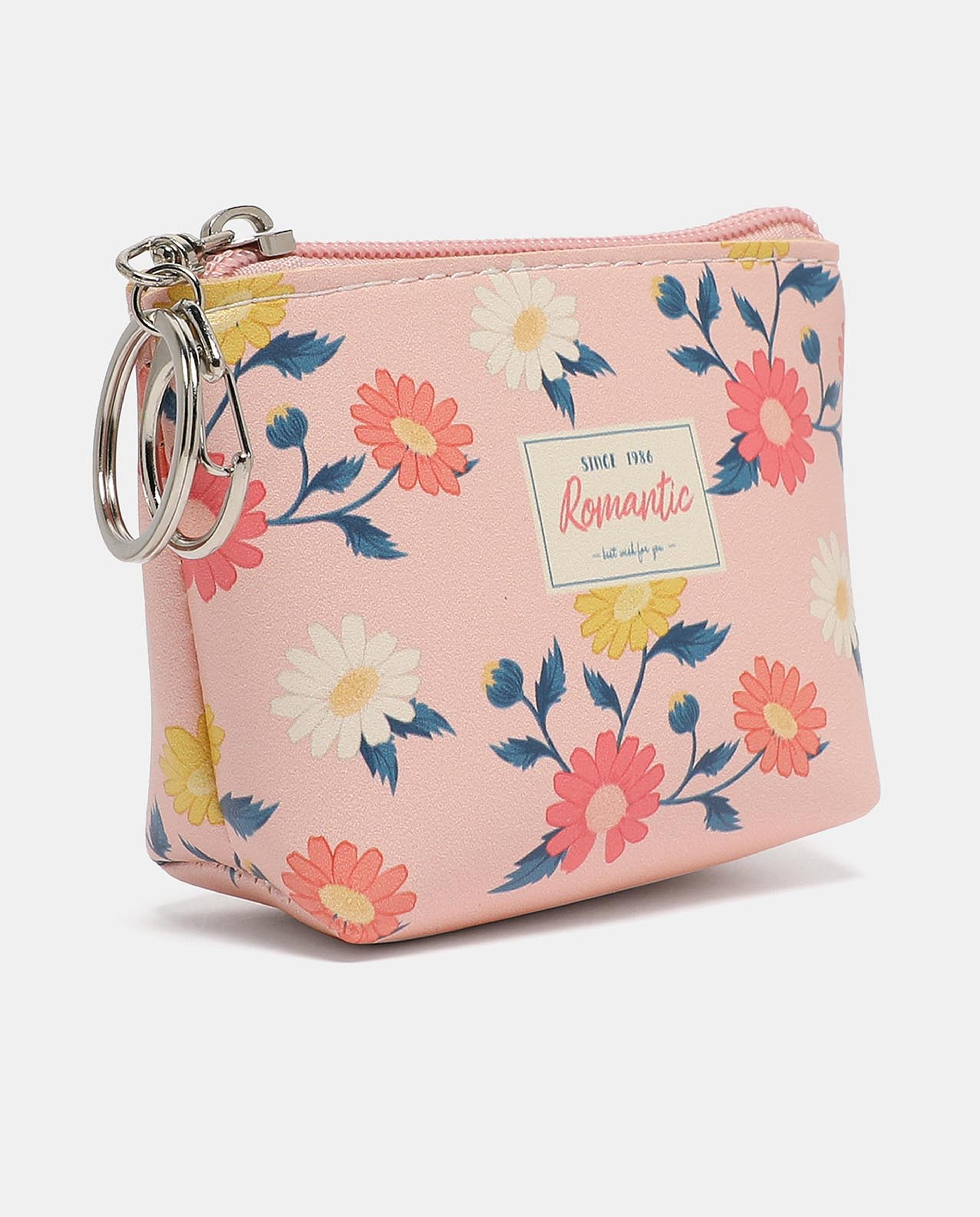 R&B Pink Mini Square Coin Purse