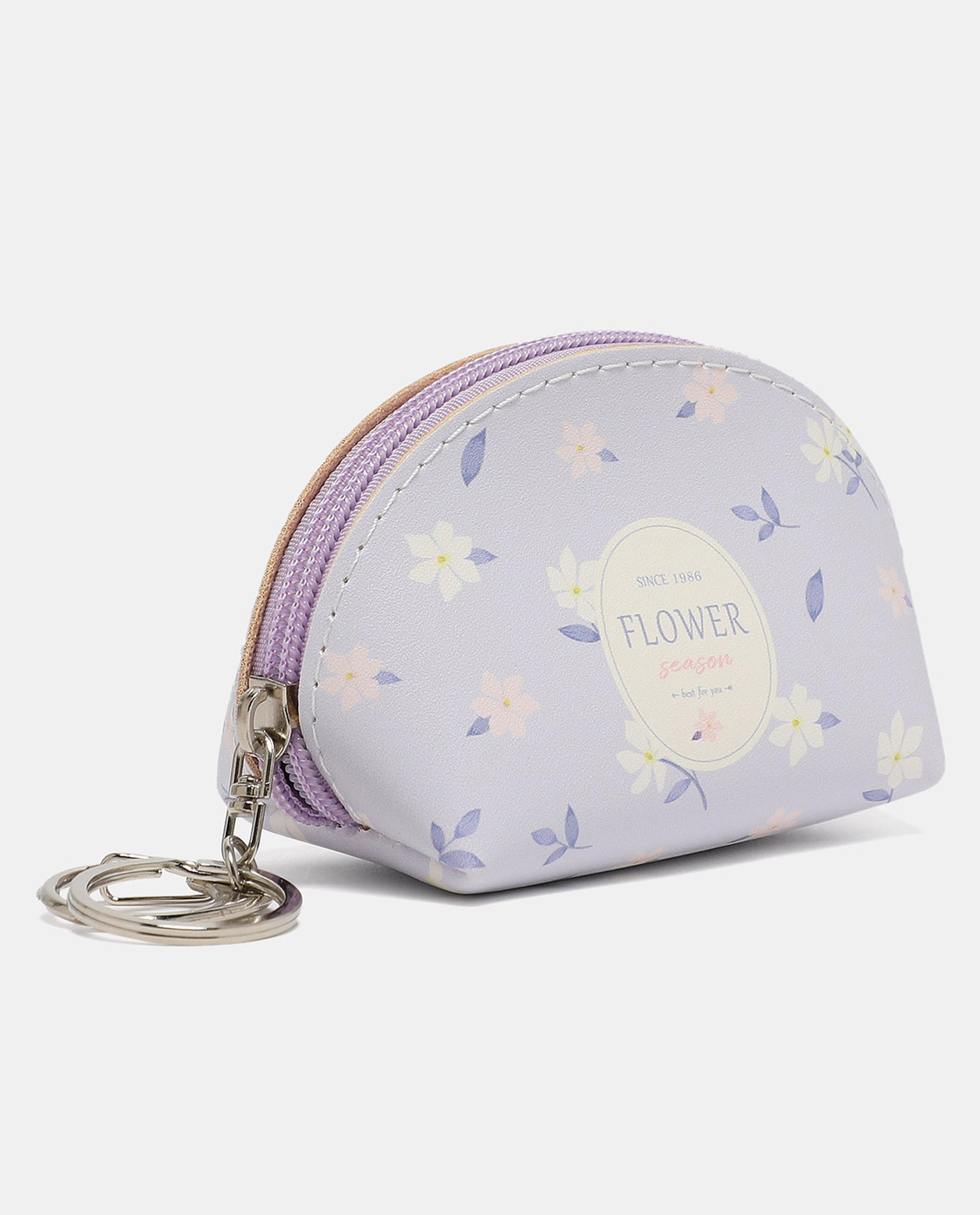R&B Blue Mini Round Coin Purse