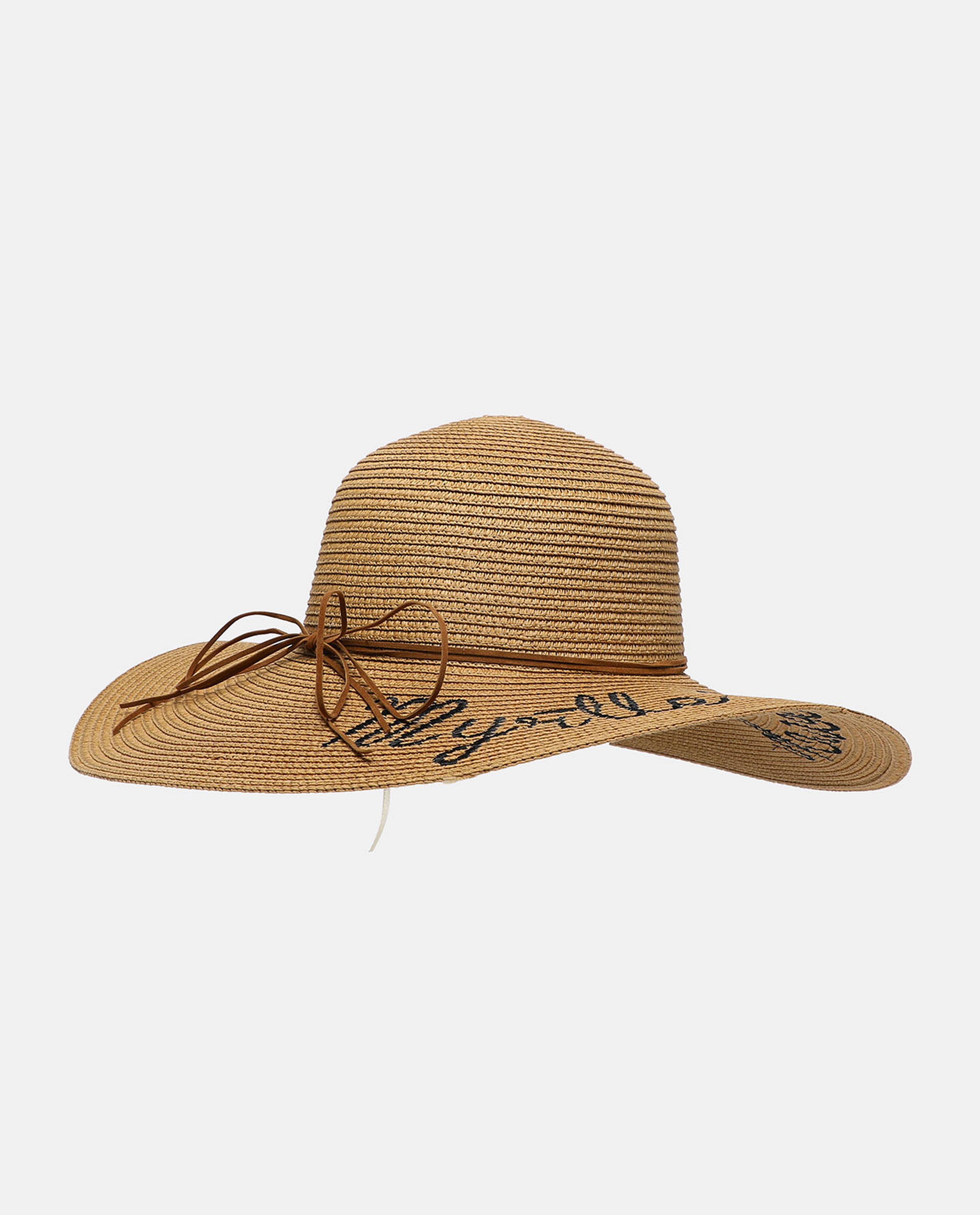 R&B Brown Brim Floppy Hat