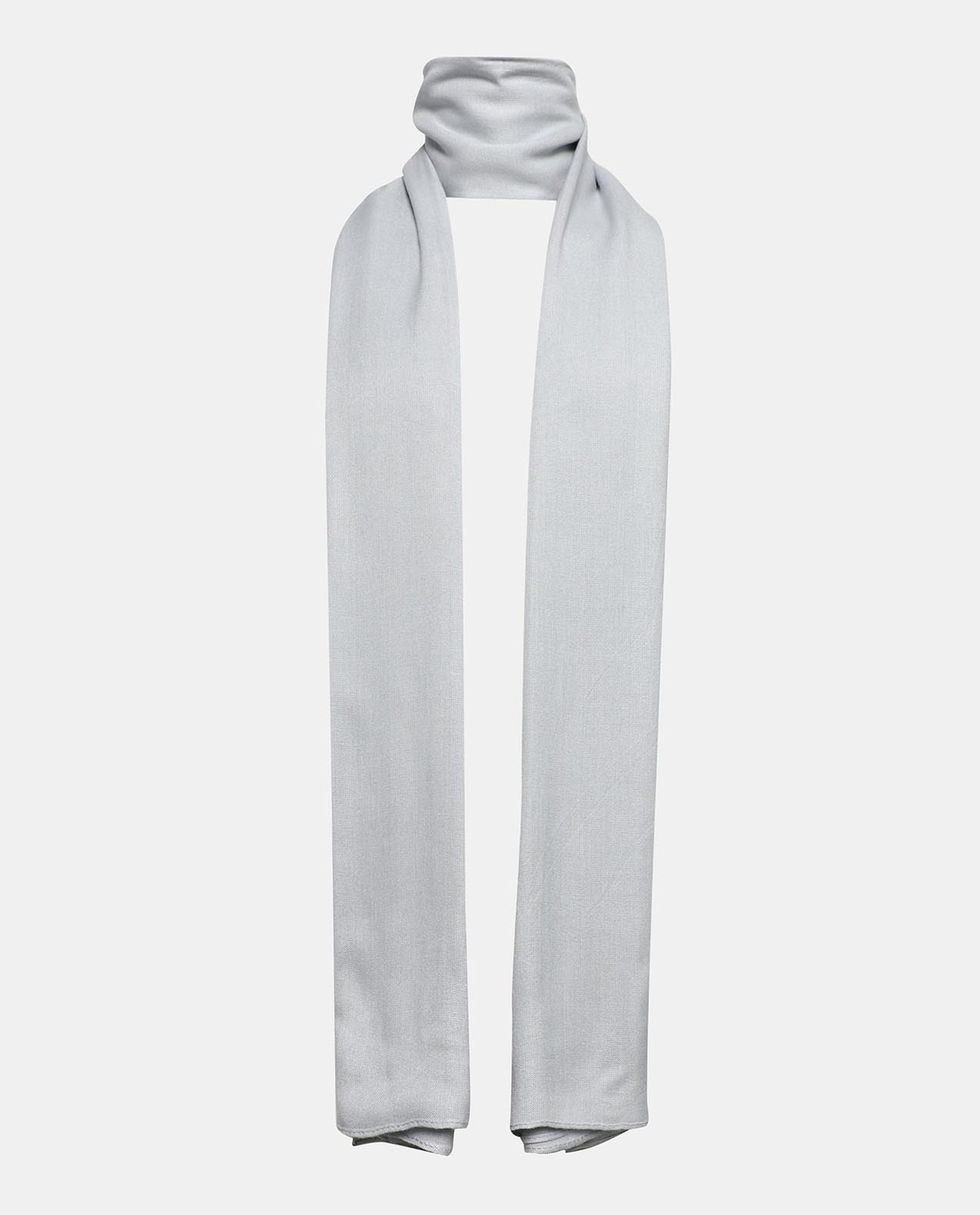 Grey Solid Textured Scarves