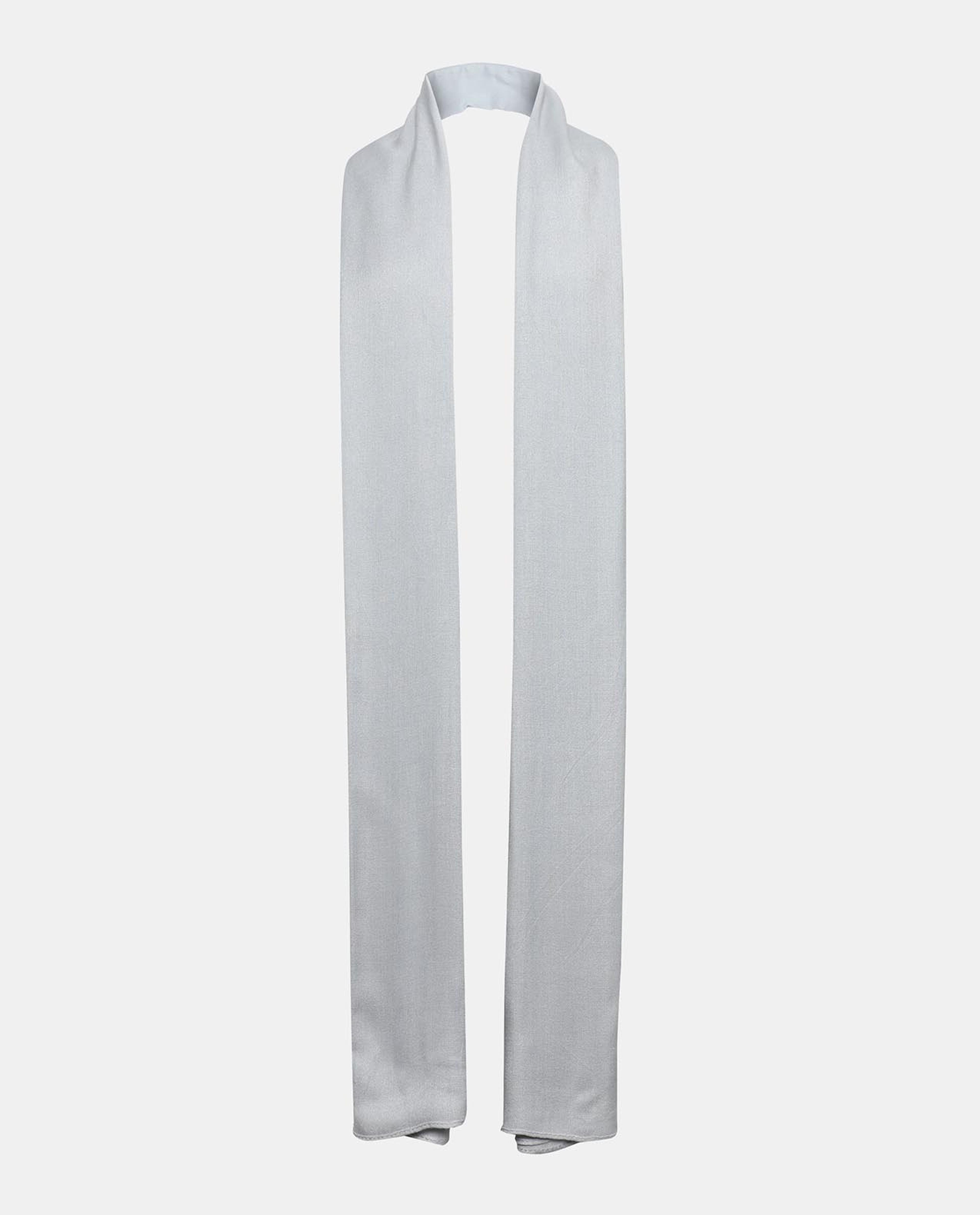 Grey Solid Textured Scarves