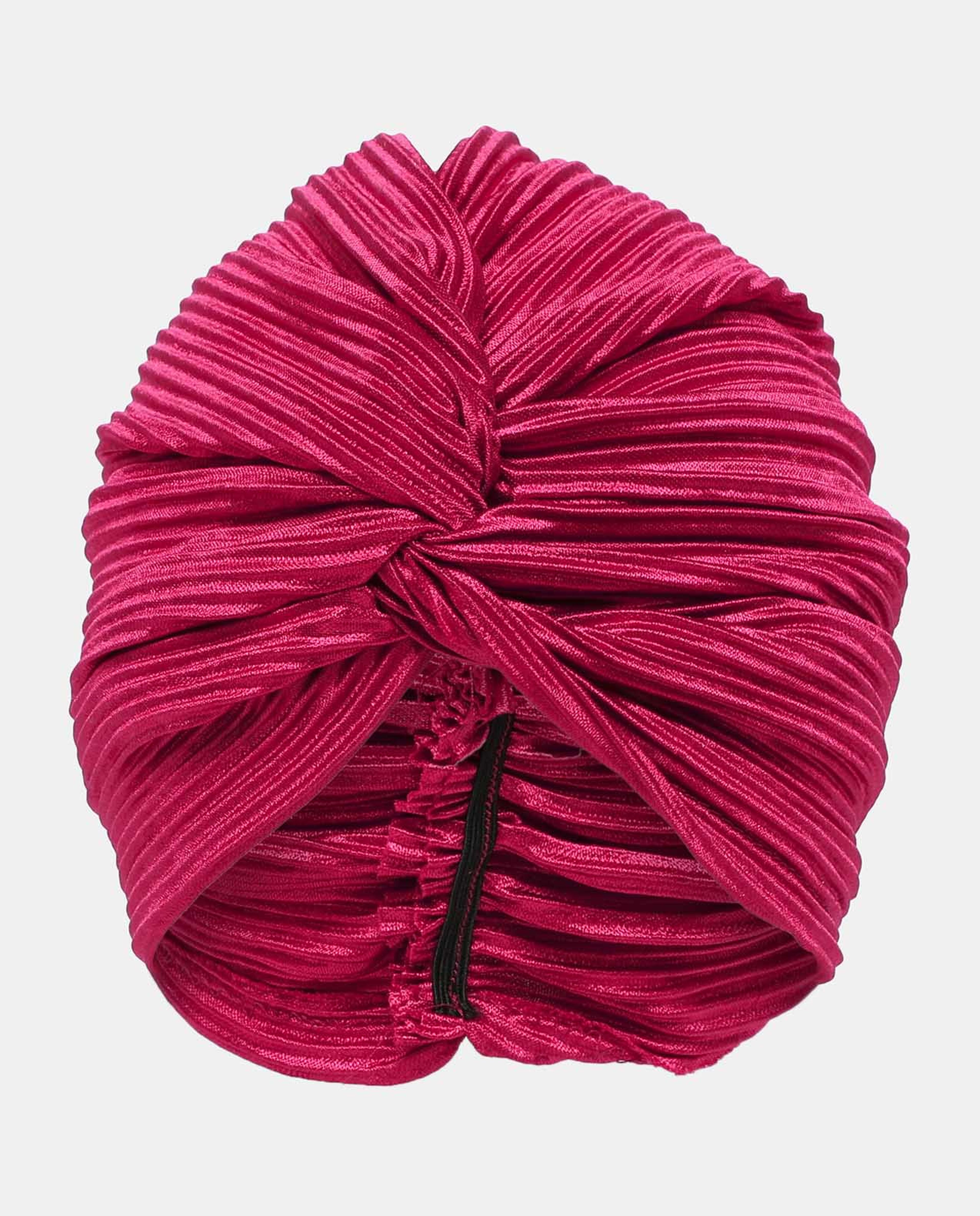 Pink Floral Printed Bonnet Turban