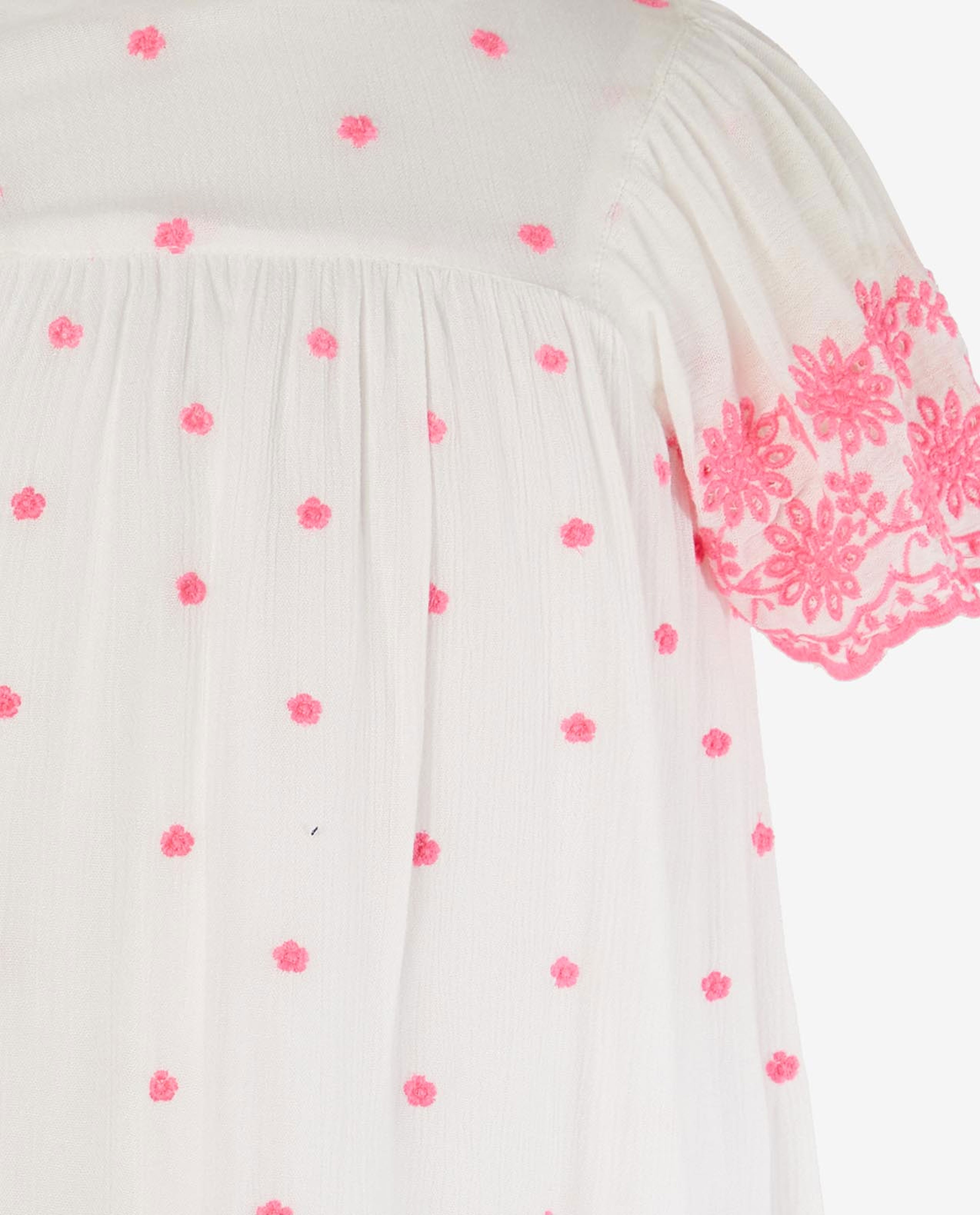 White Girls Woven Fashion Top