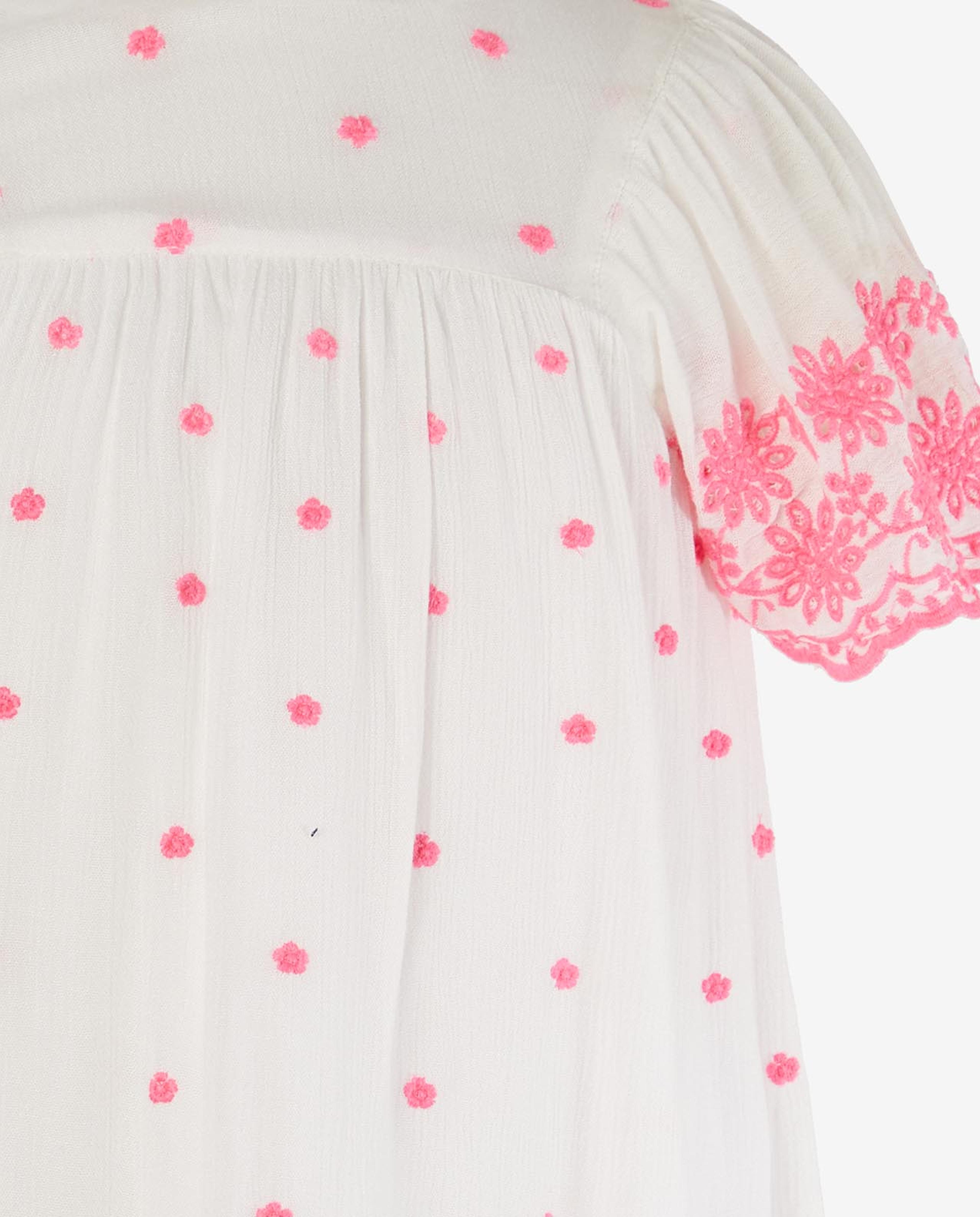 White Girls Woven Fashion Top