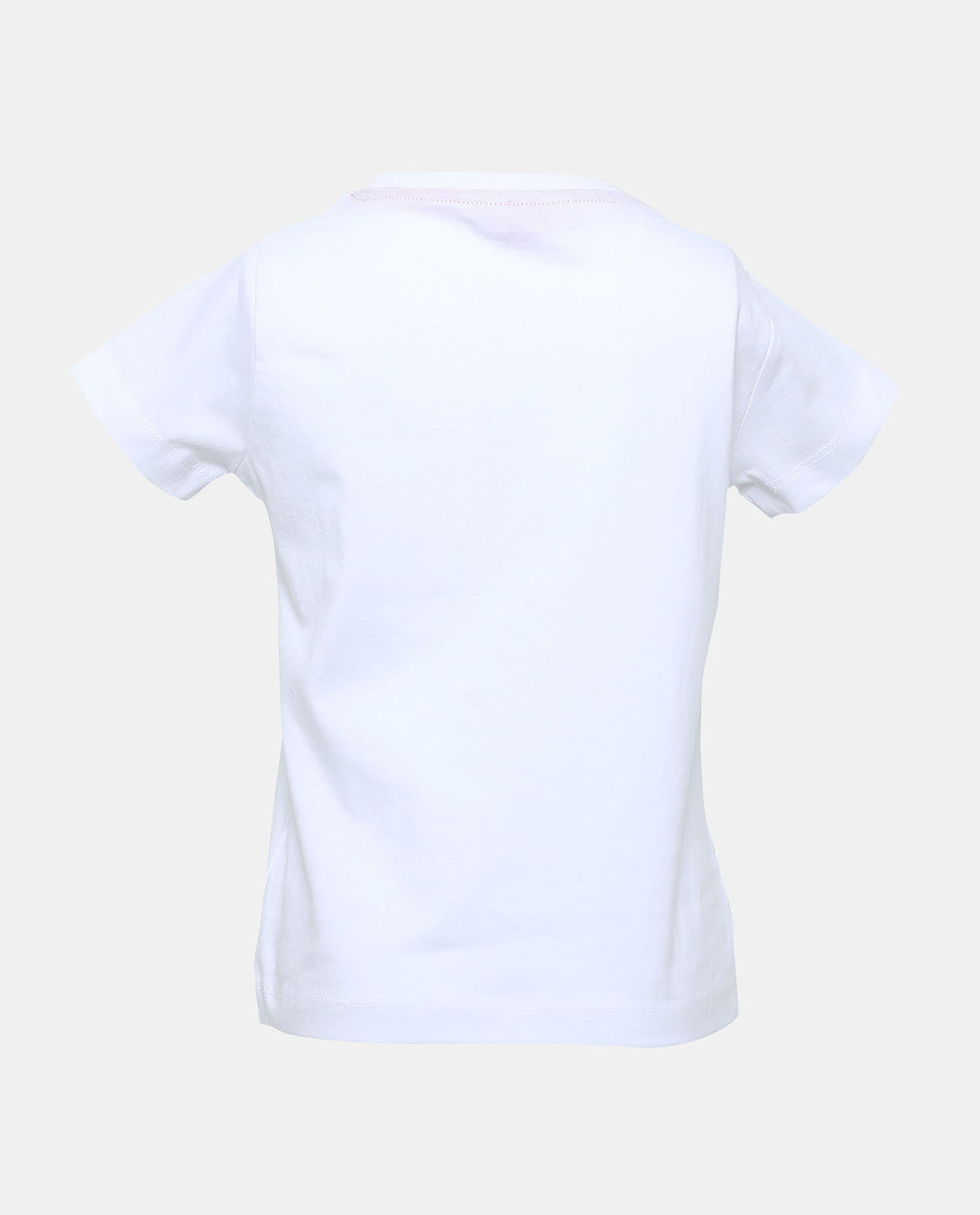 قميص كاجوال بأكمام قصيرة بلون أبيض
