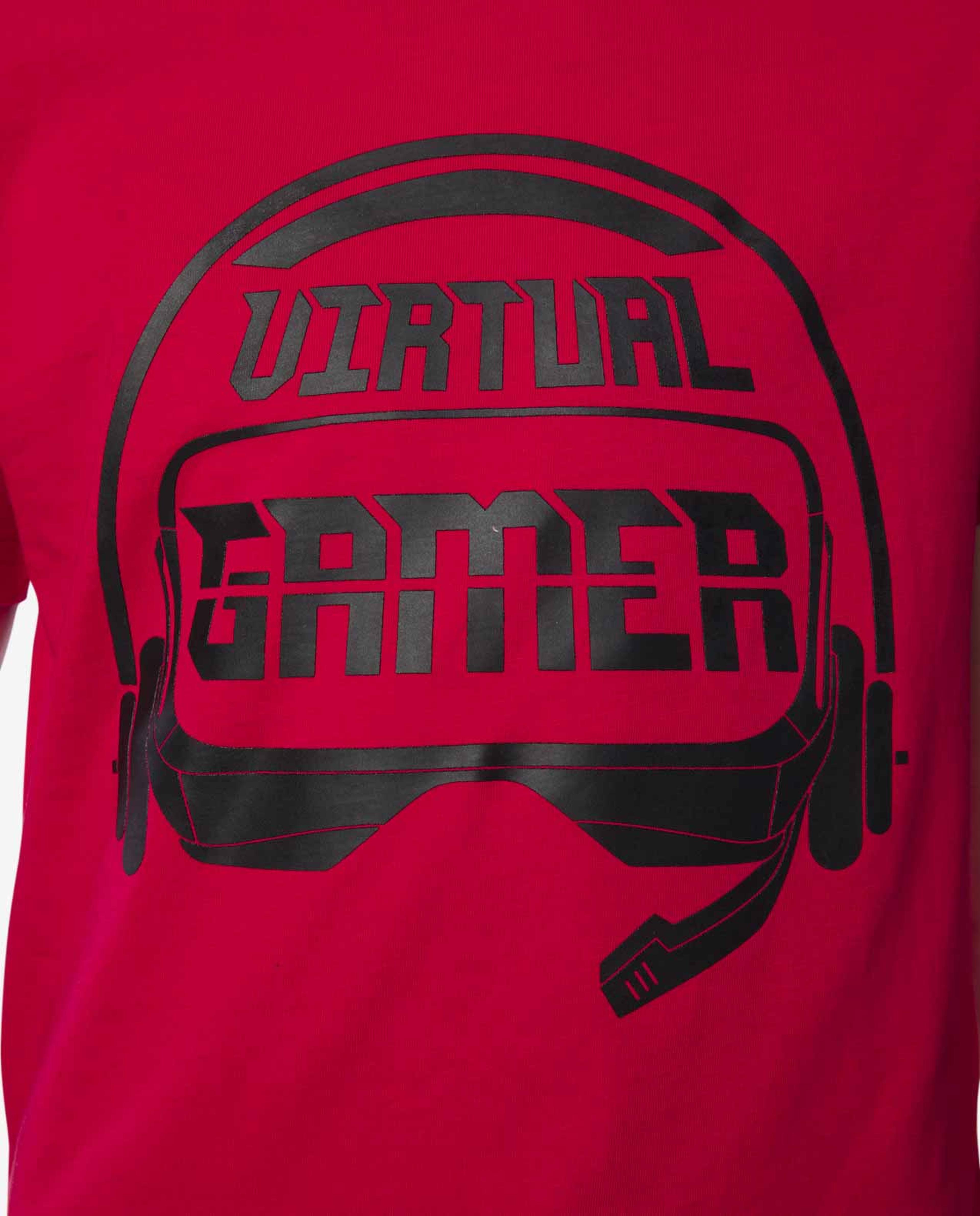 Red Short Sleeve Basic Tee