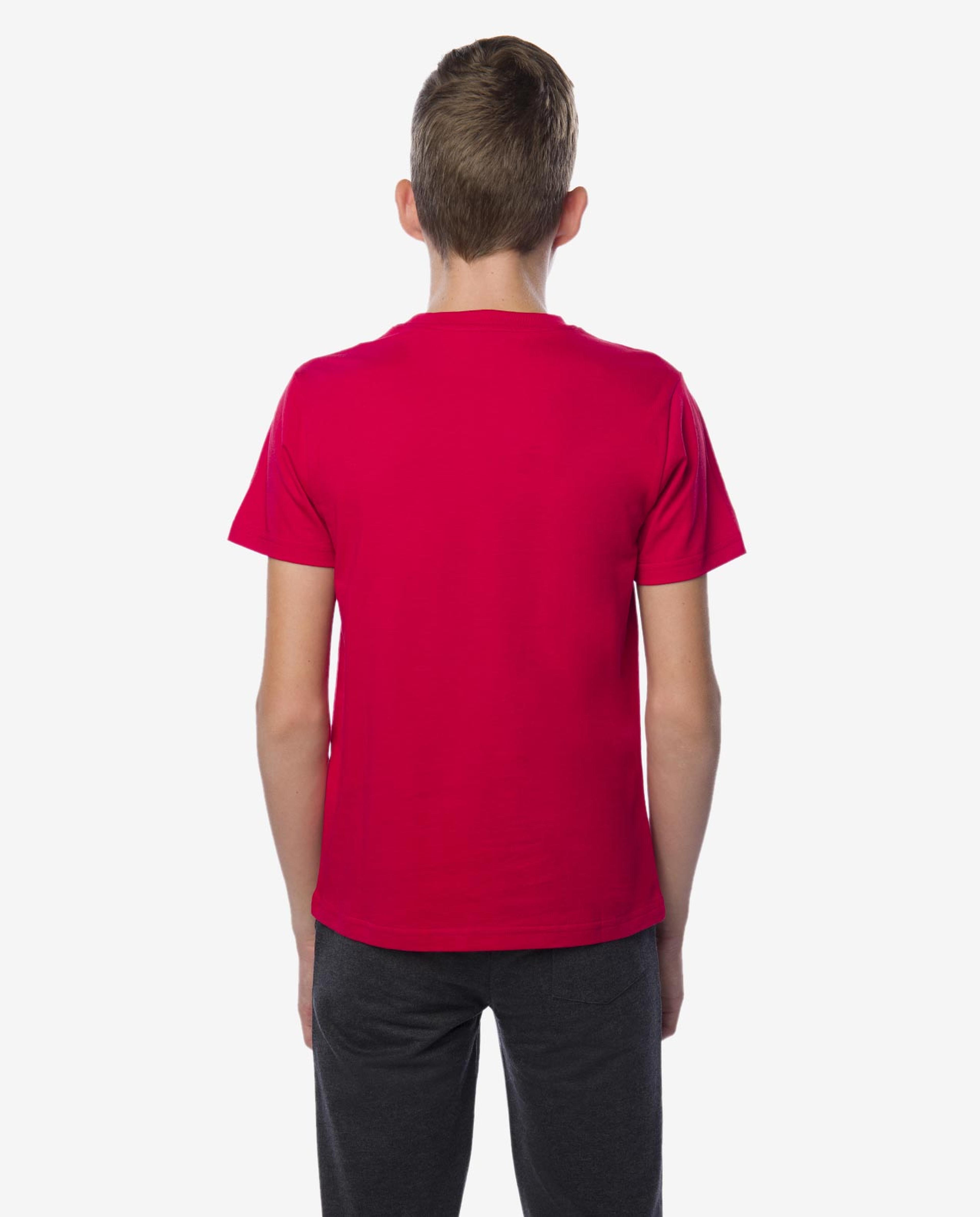 Red Short Sleeve Basic Tee