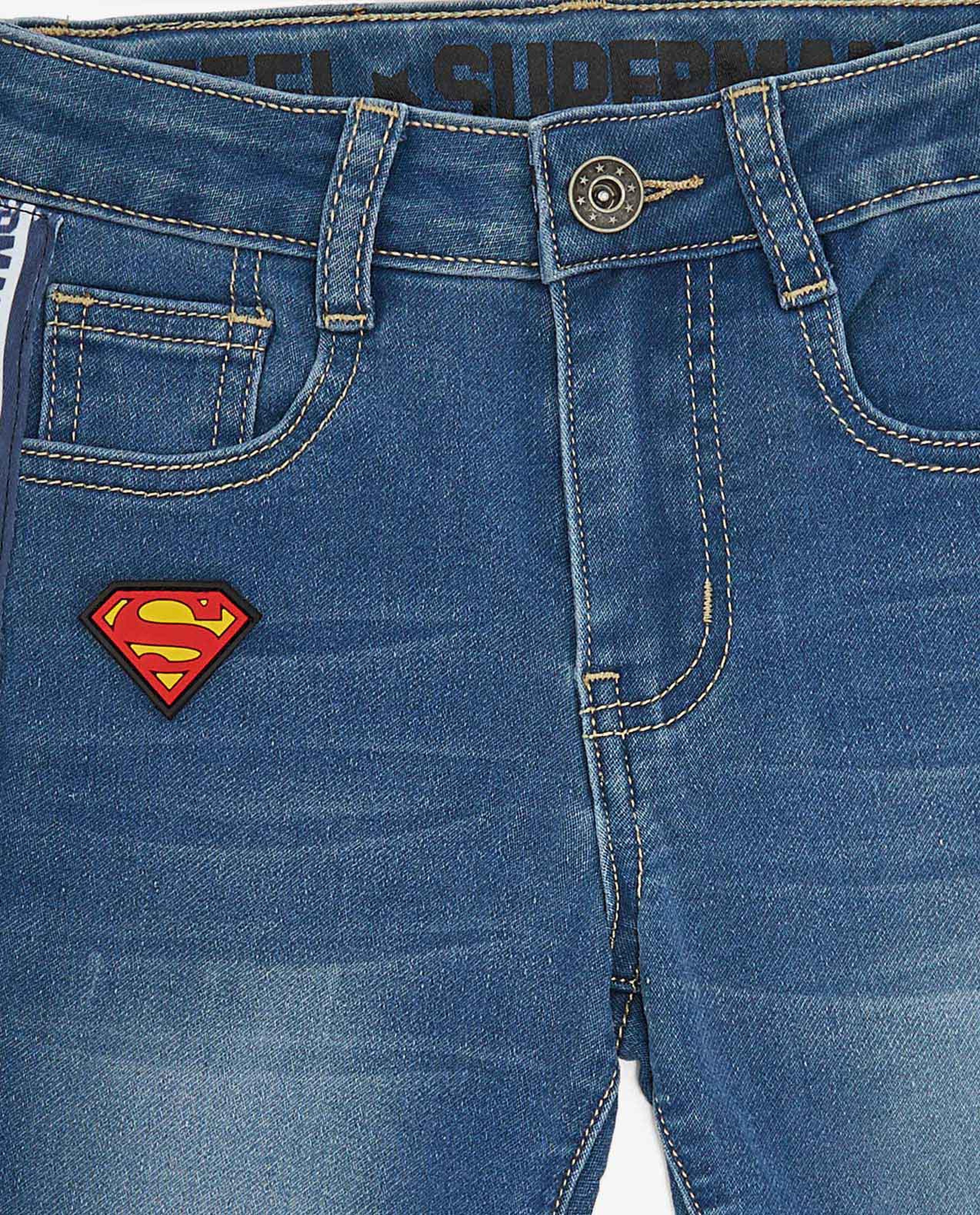 Blue Denim Shorts For Boys