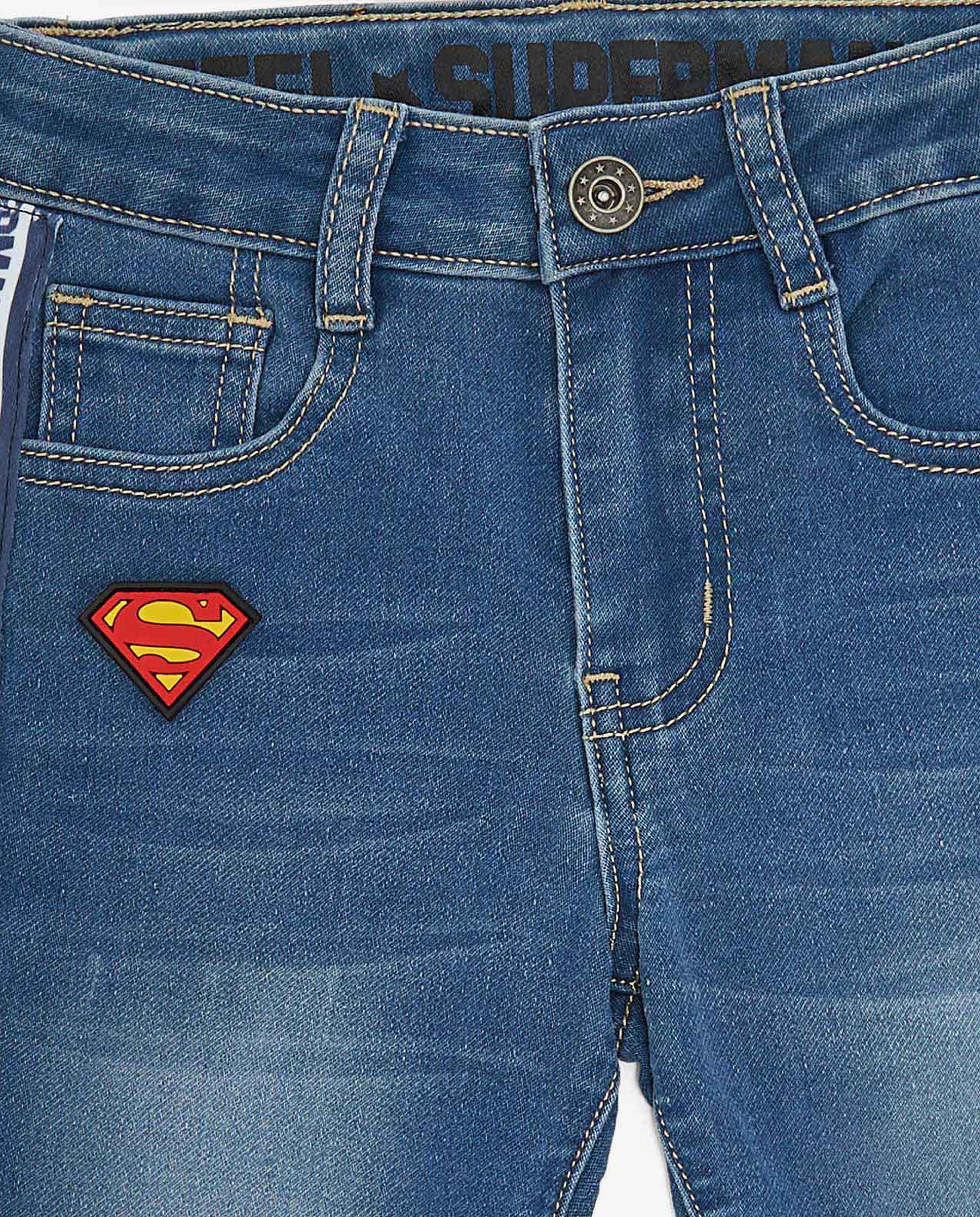 Blue Denim Shorts For Boys