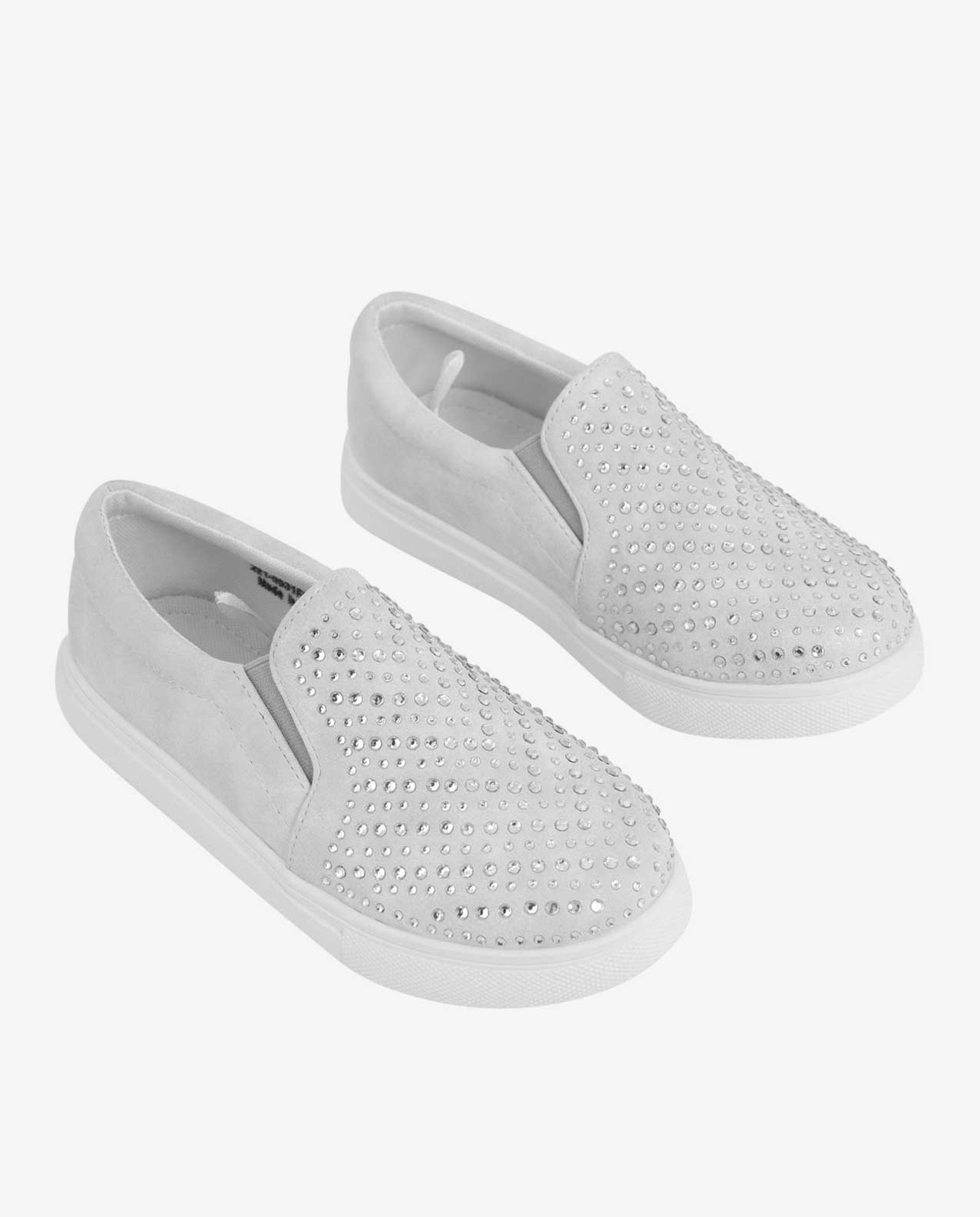 Silver Casual Shoes