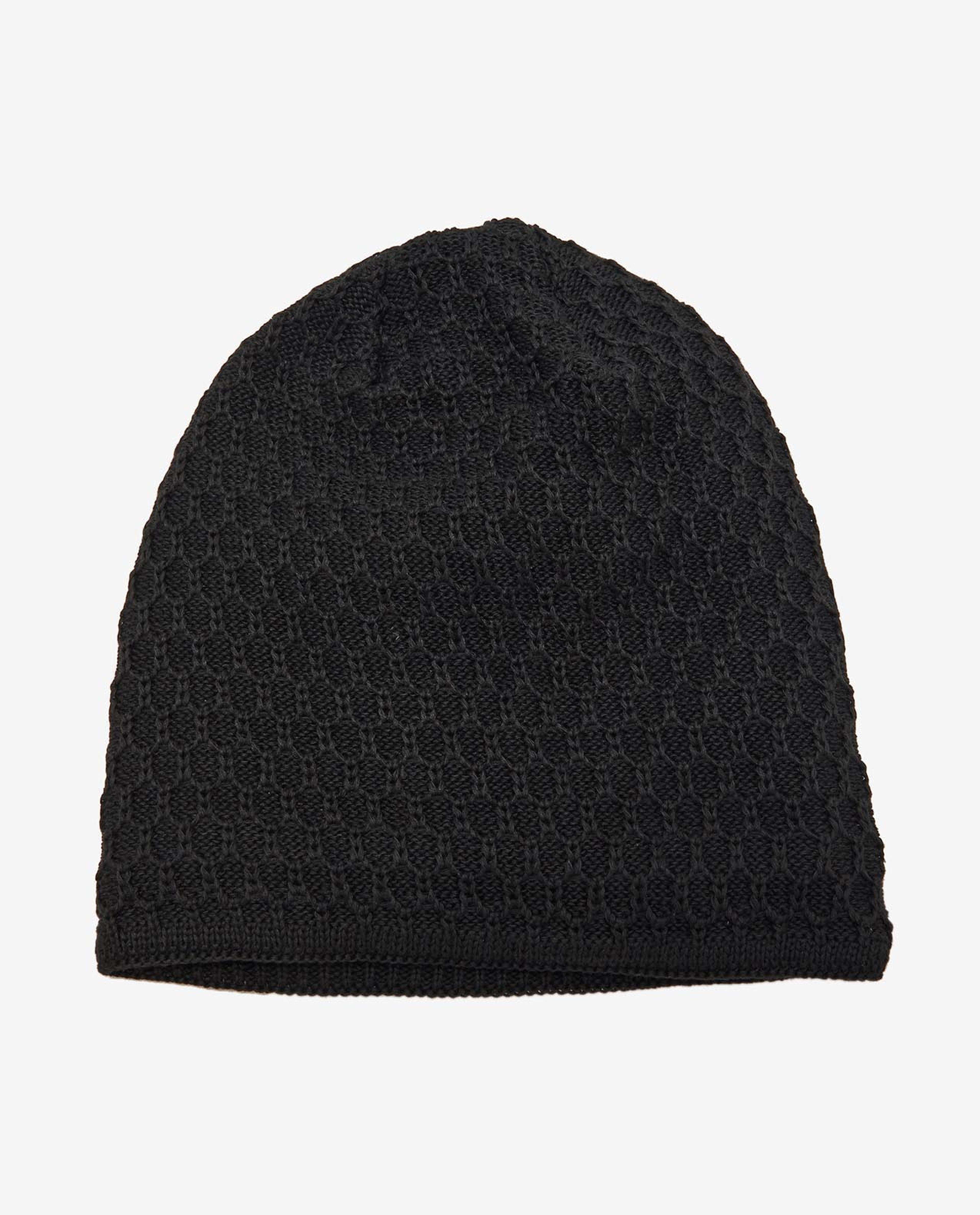Black Bonnet Cap