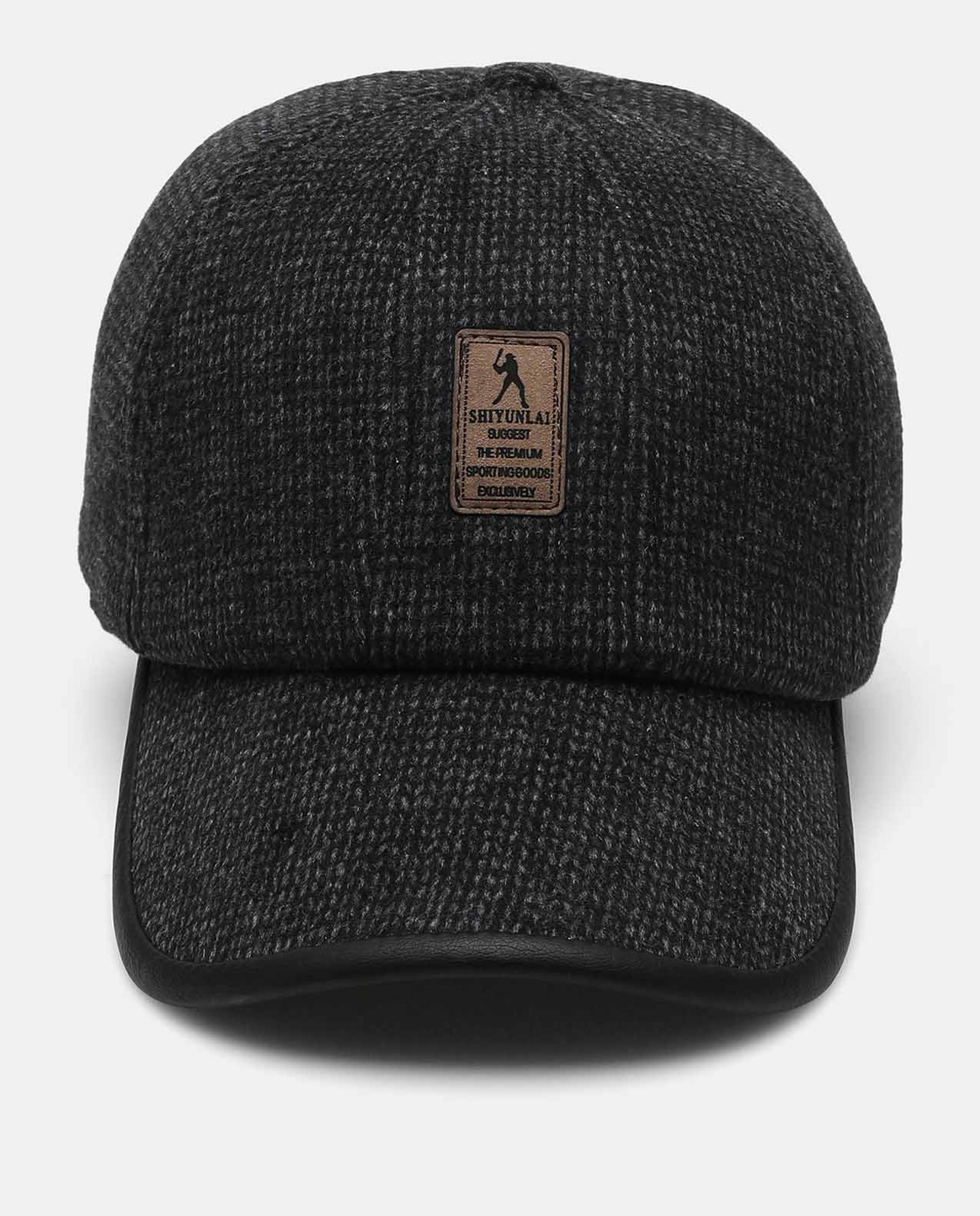 Black Baseball Style Regular Fit Cap Black
