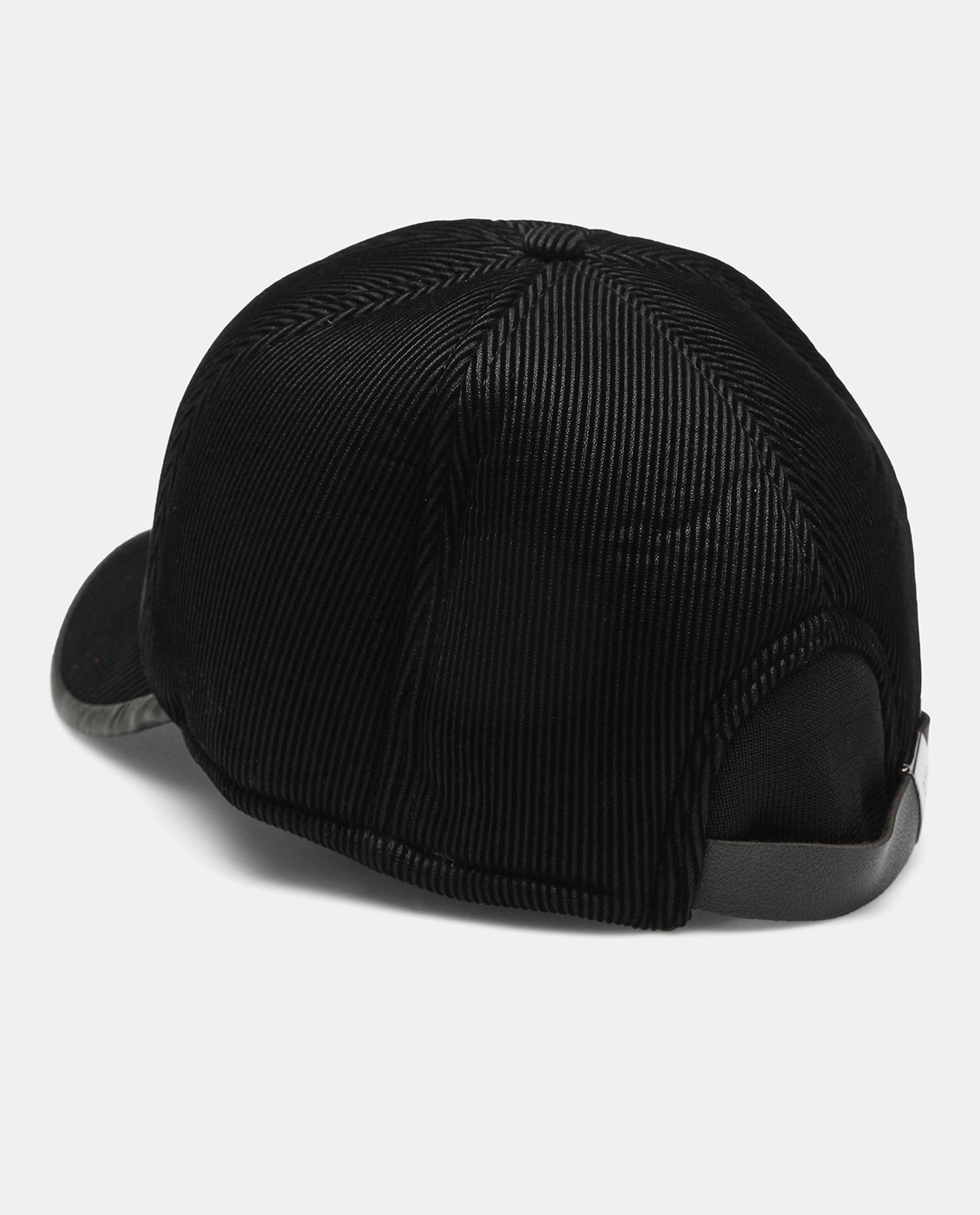 Black Baseball Style Regular Fit Cap Black