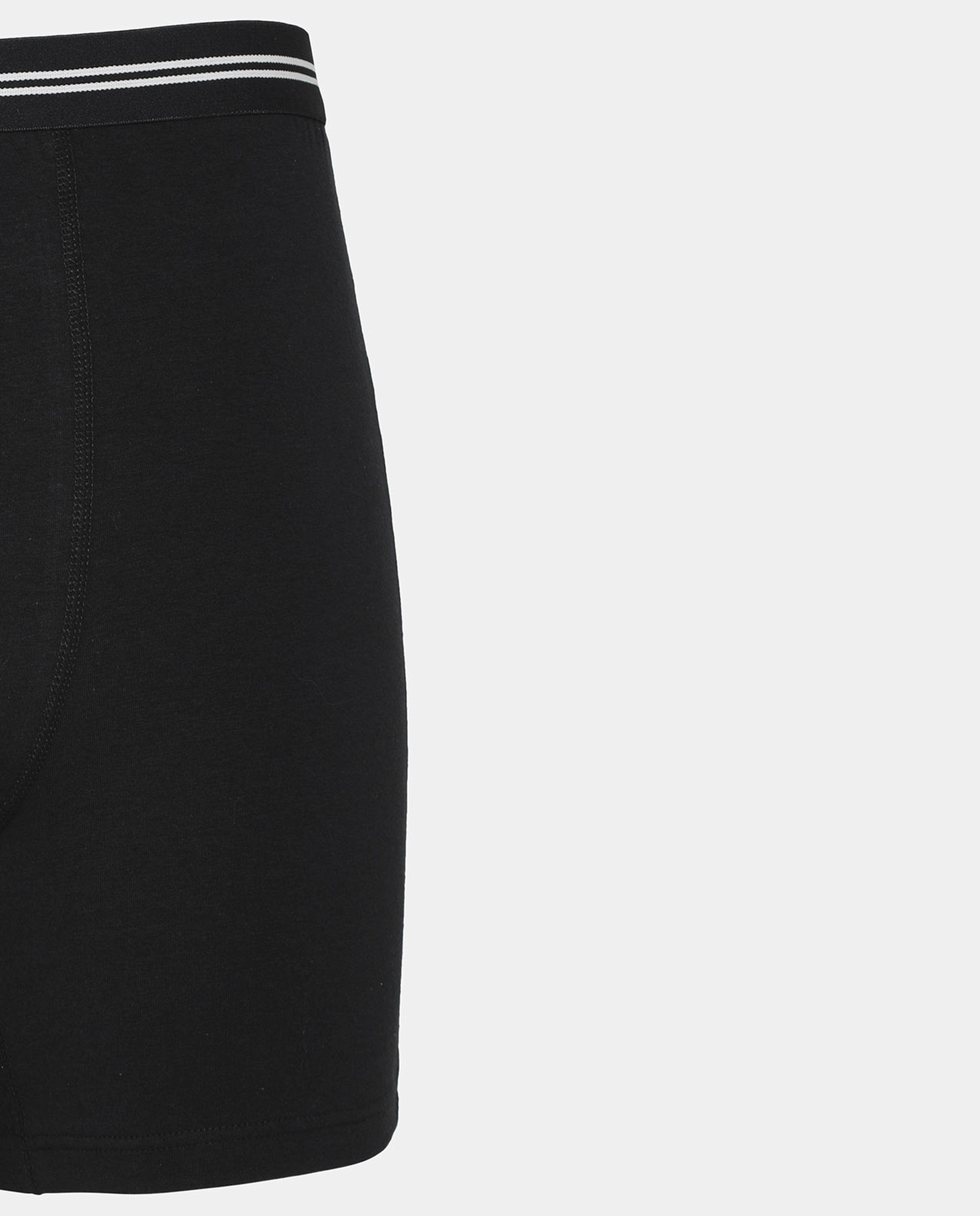 Black Solid Design Comfortable Boxers