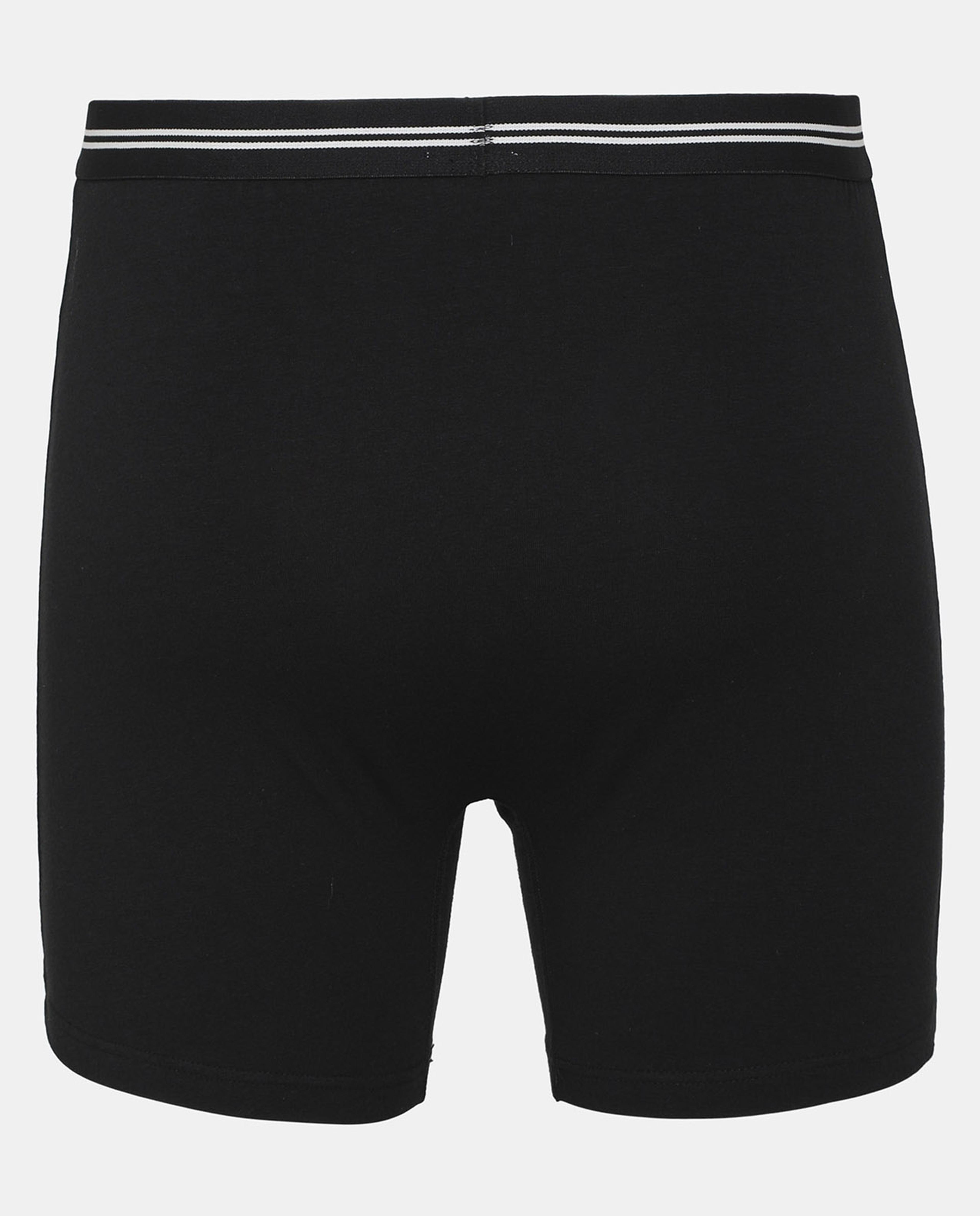 Black Solid Design Comfortable Boxers