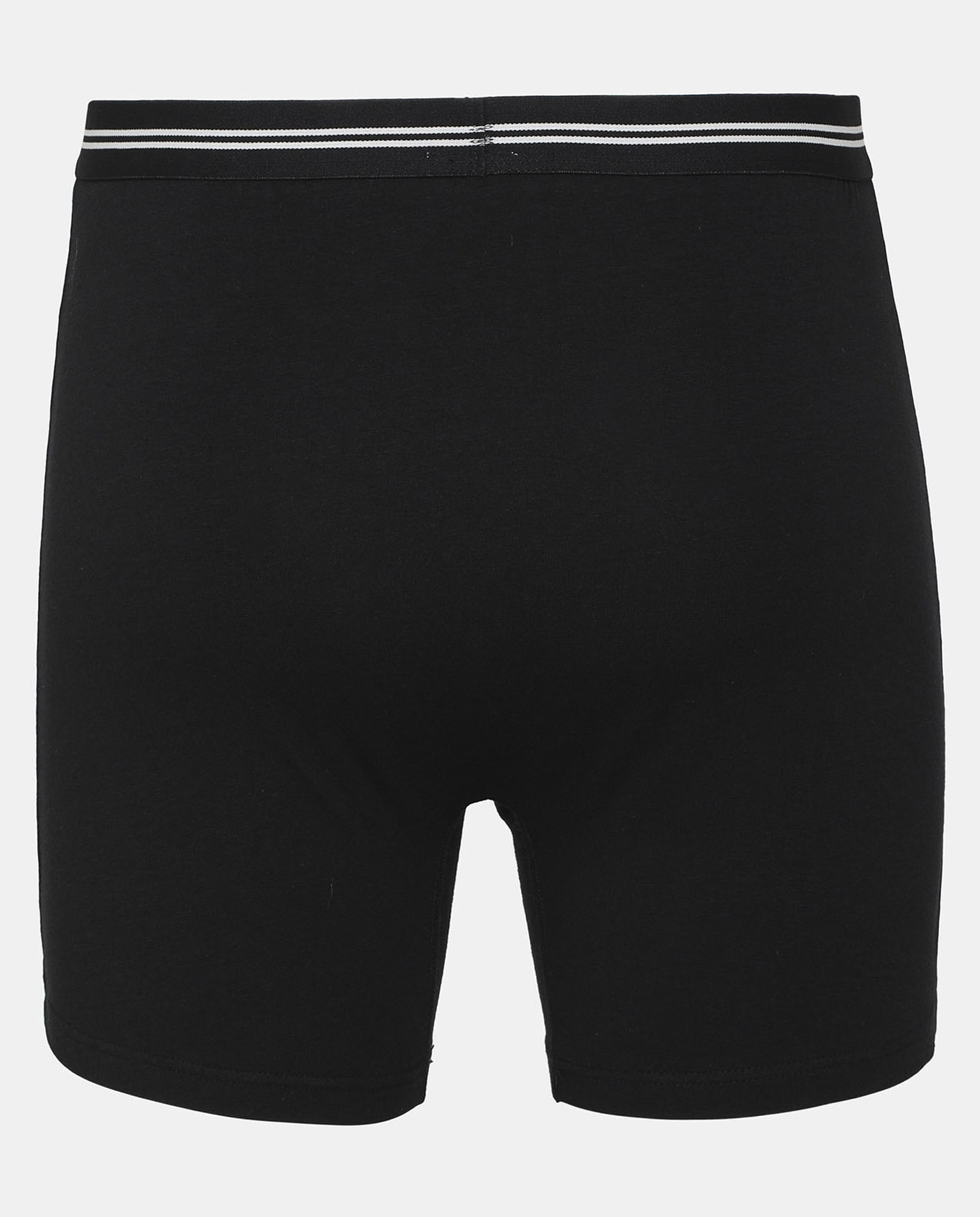 Black Solid Design Comfortable Boxers