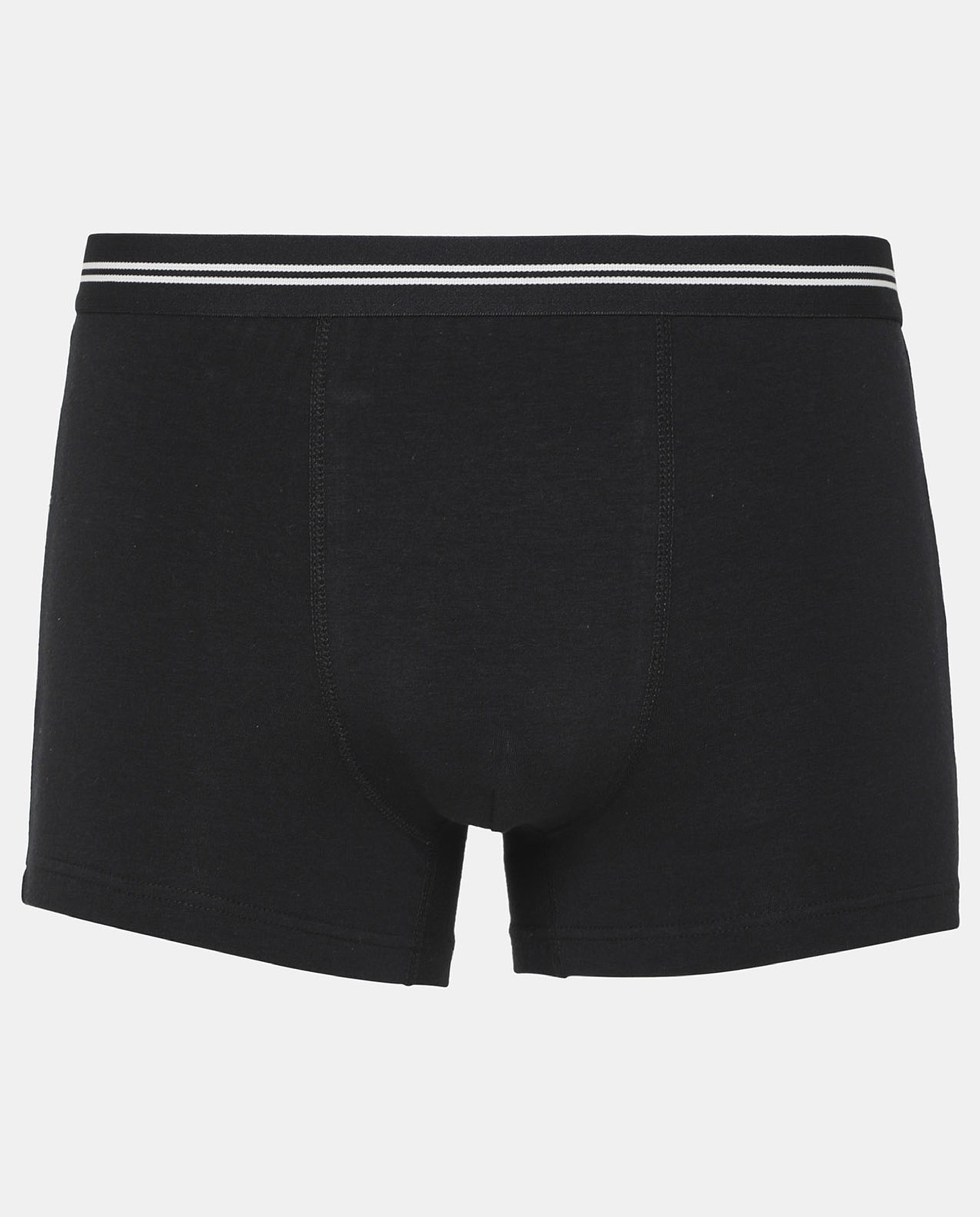 Black Solid Design Comfortable Boxers