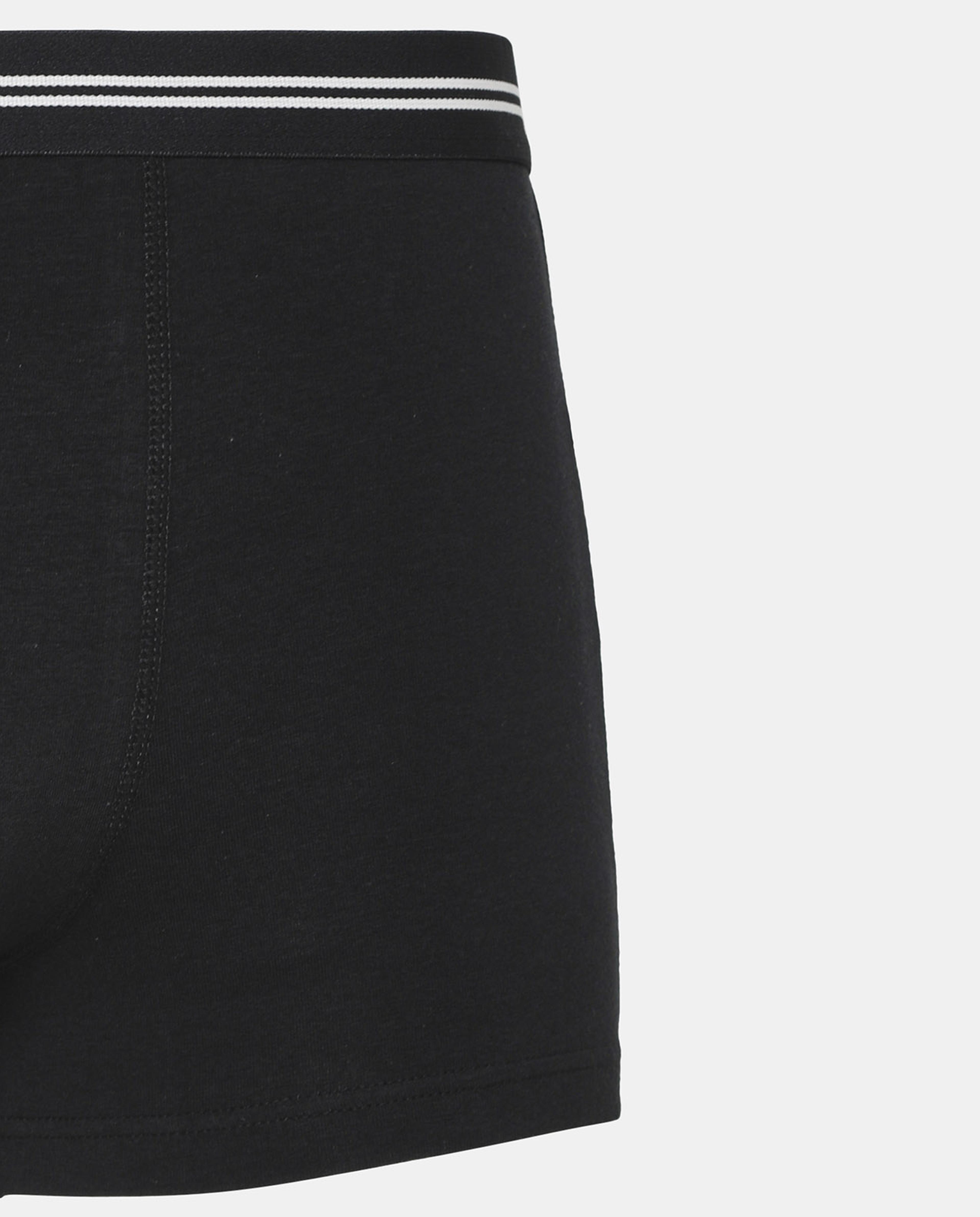 Black Solid Design Comfortable Boxers