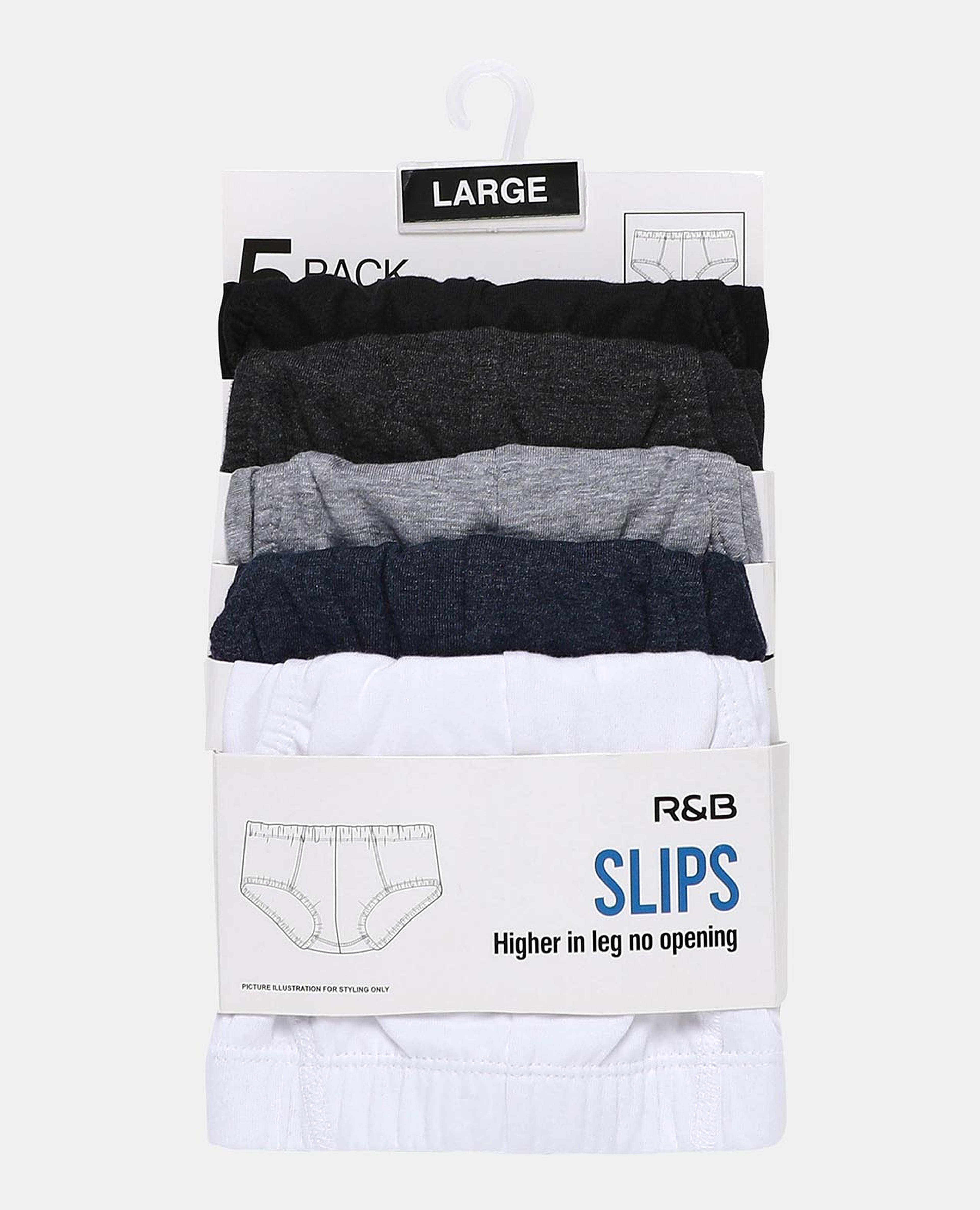 Black Slips - Pack of 5